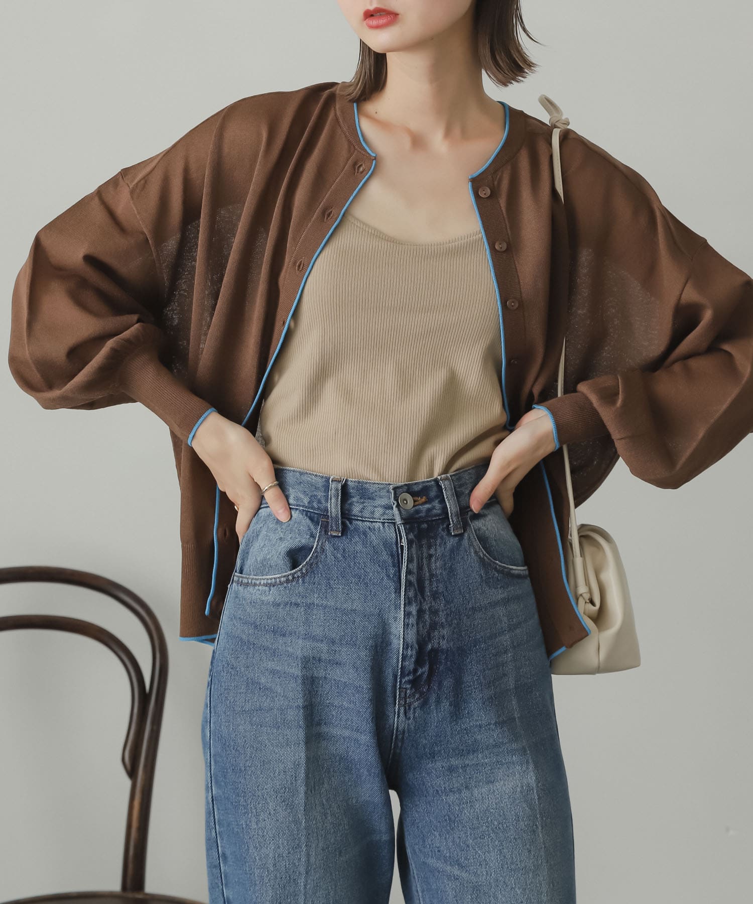身長：169cm サイズ：one
