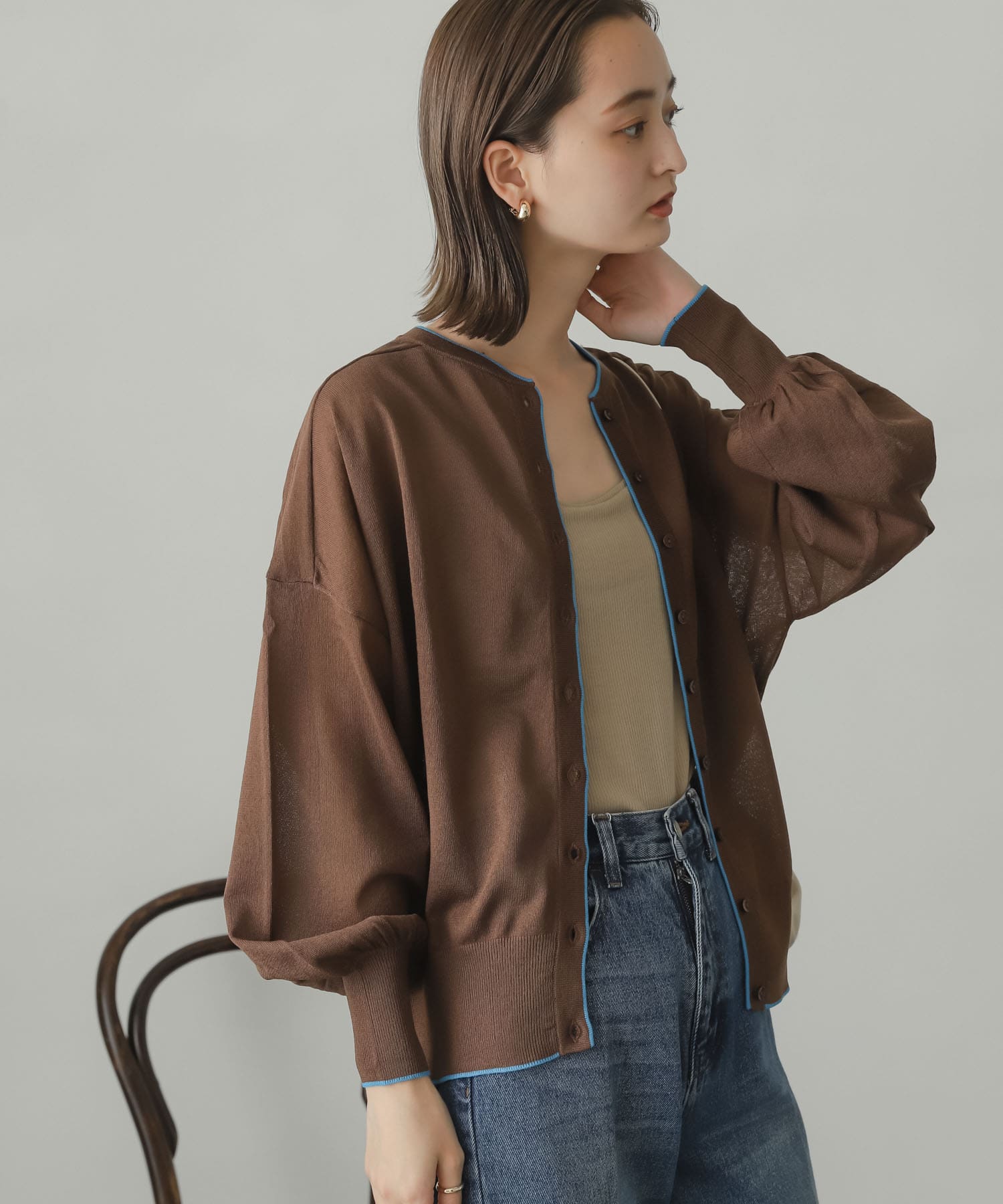 身長：169cm サイズ：one