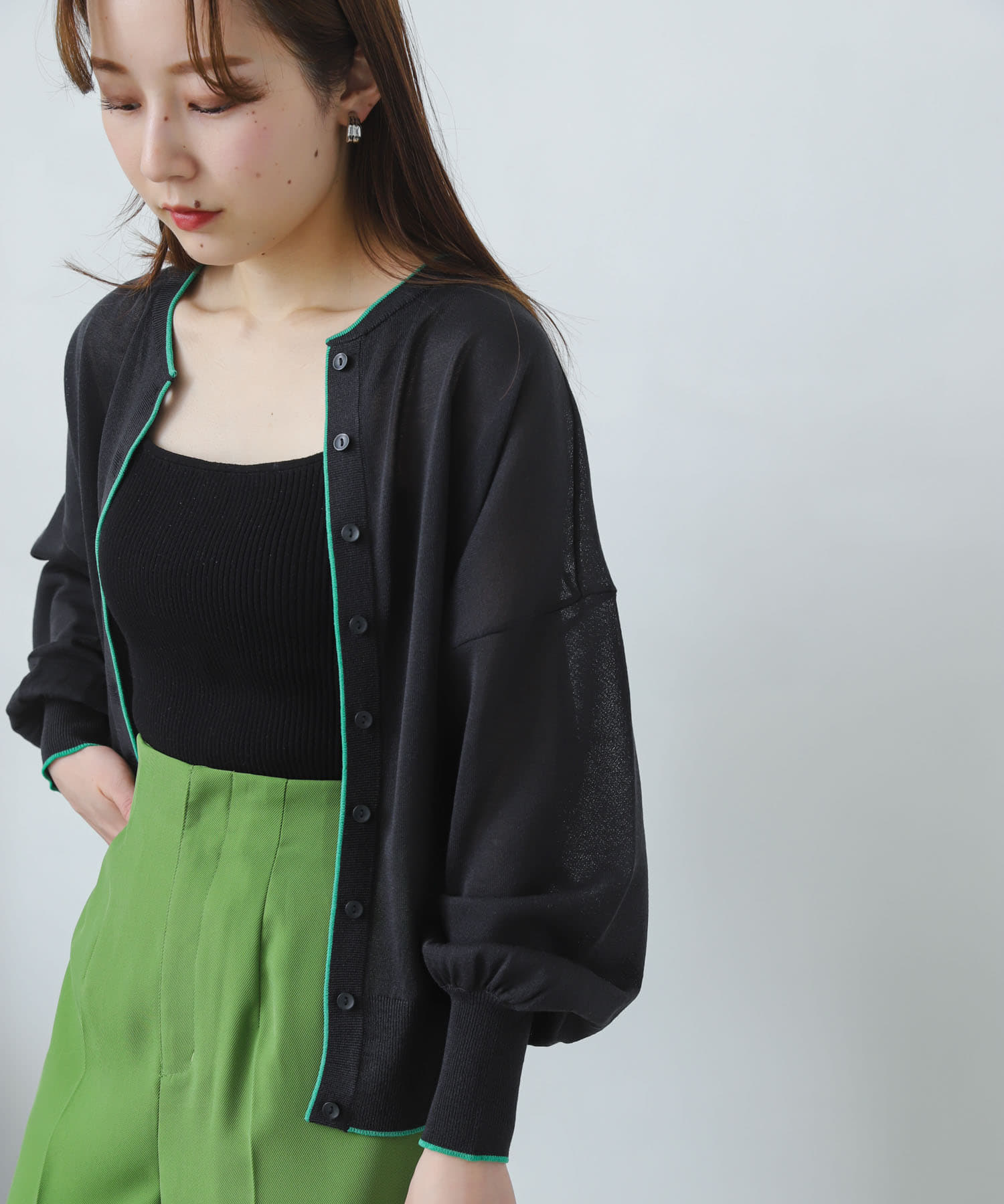 身長：156cm サイズ：one
