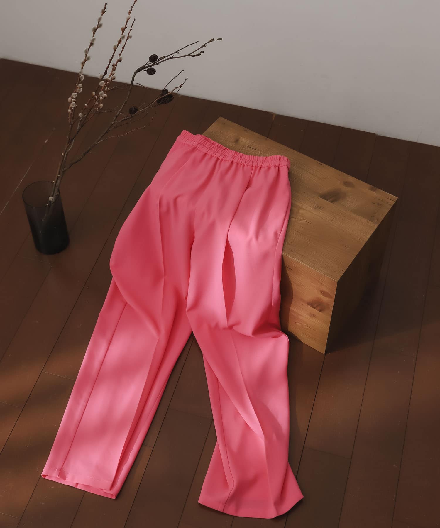 カラーイージーパンツ PINK one