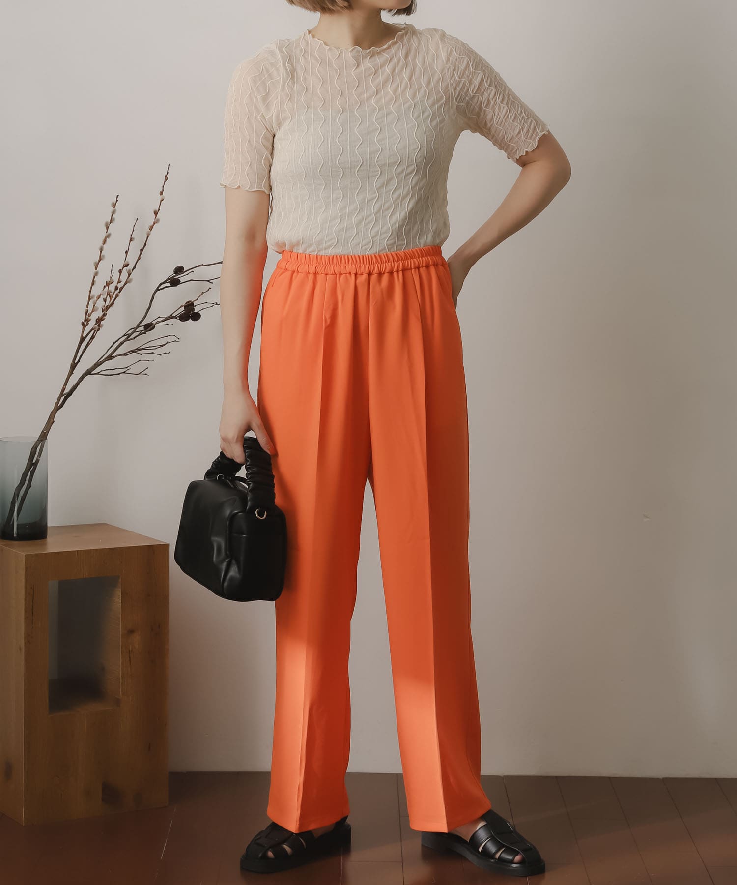 身長：164cm サイズ：one