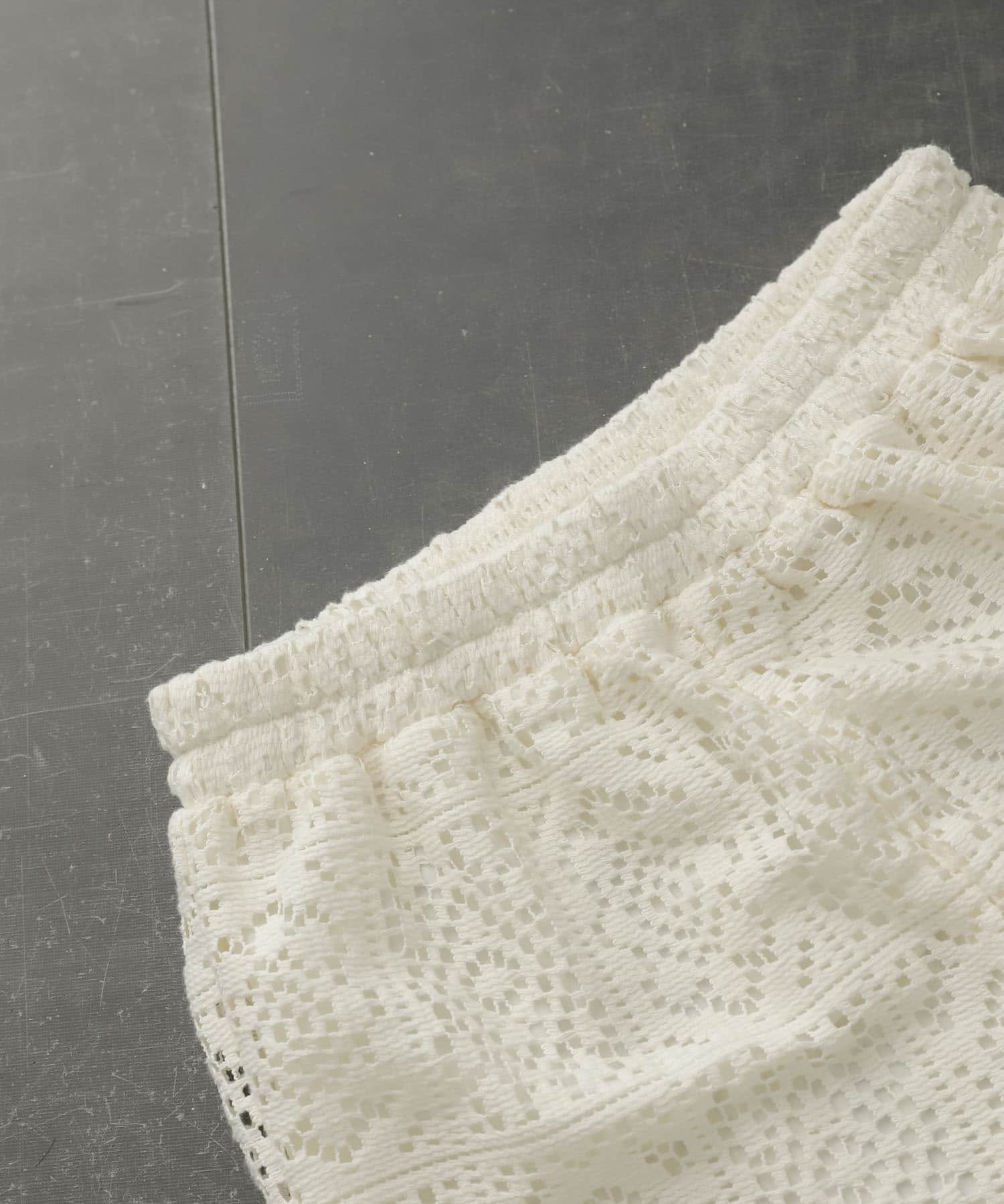 ブロックレースパンツ IVORY one