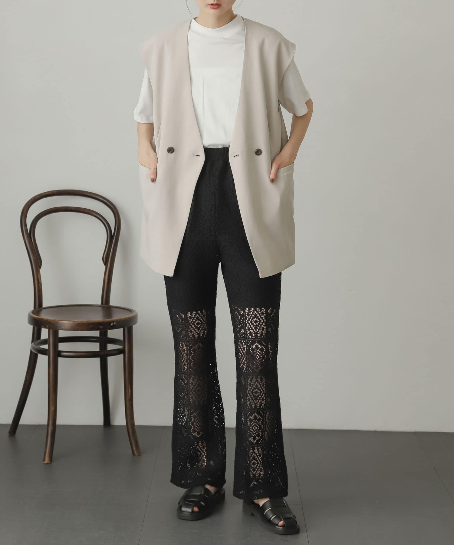 身長：169cm サイズ：one