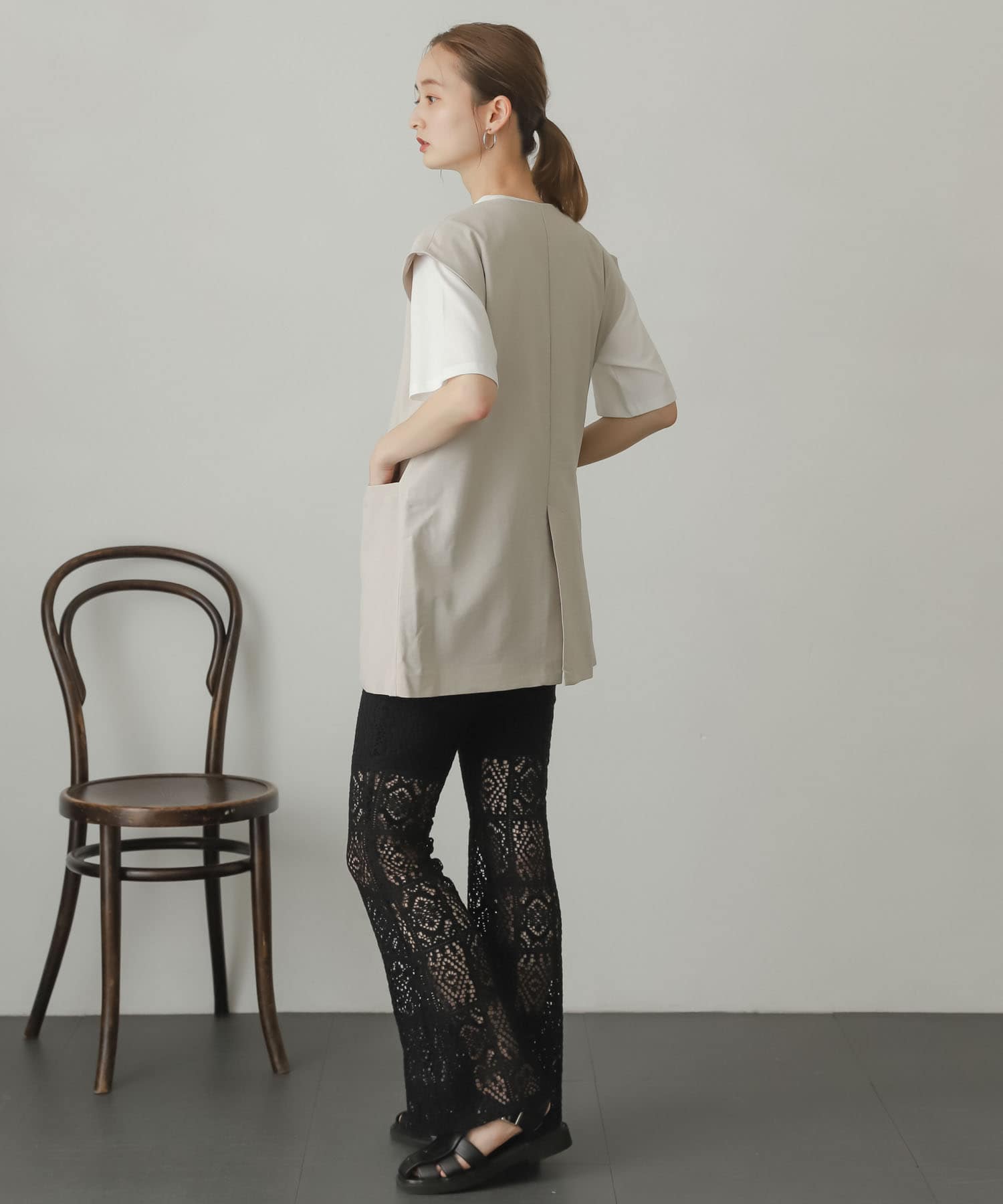 身長：169cm サイズ：one