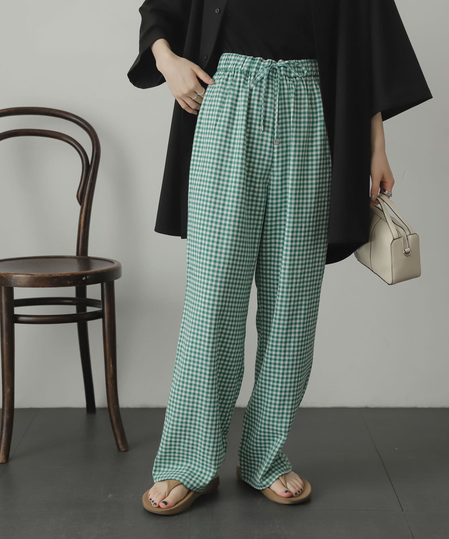 身長：156cm サイズ：one