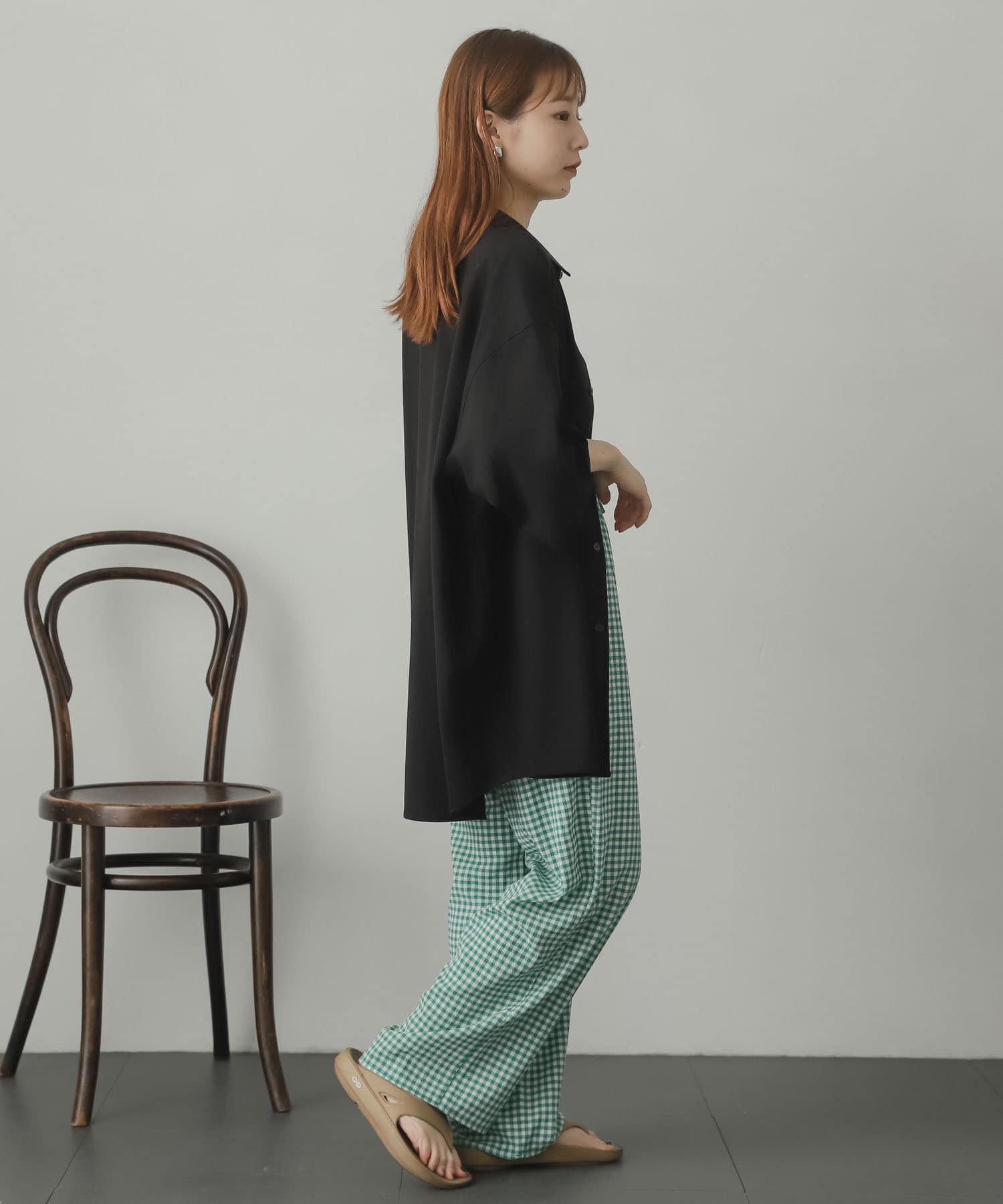 身長：156cm サイズ：one