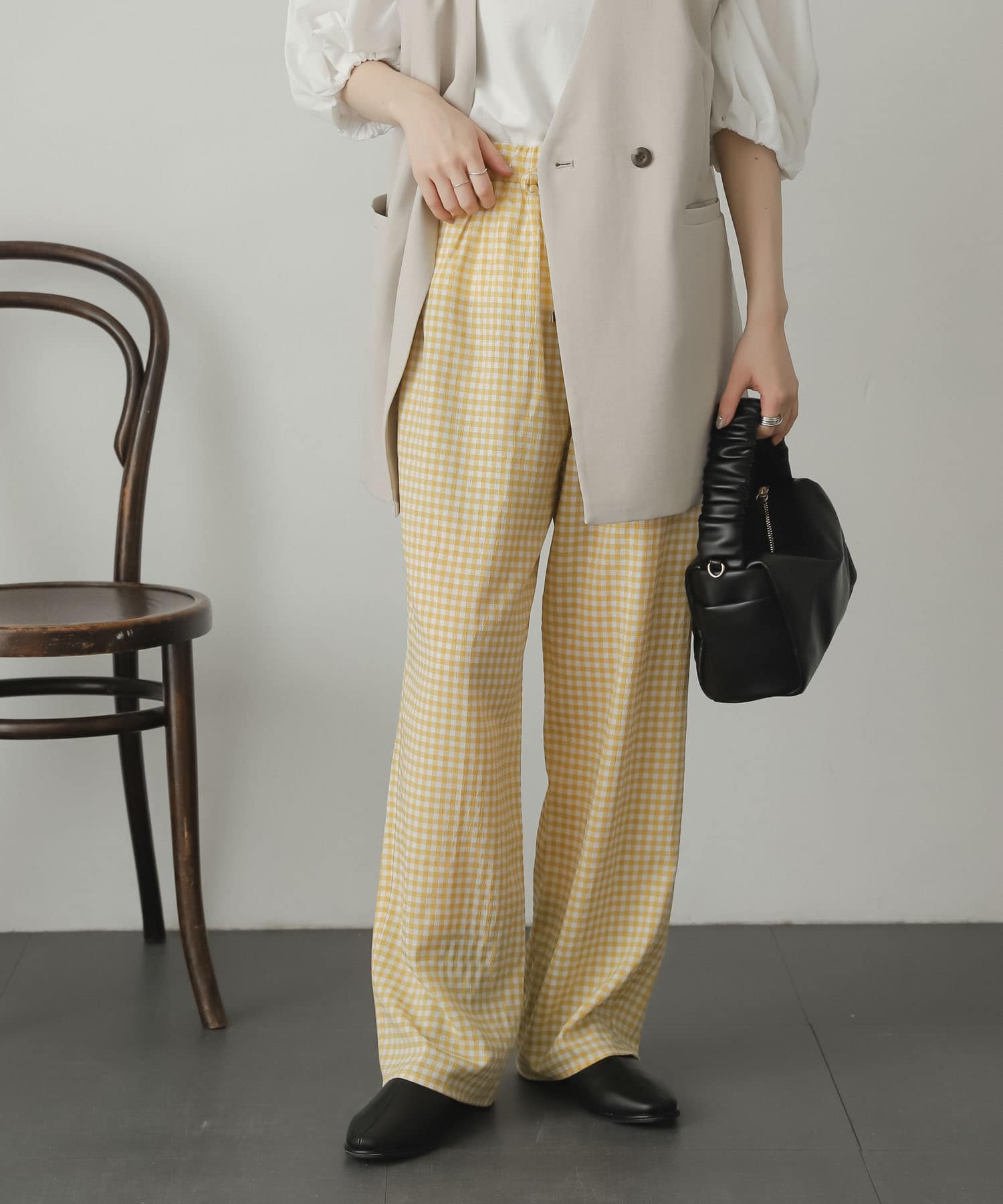 身長：156cm サイズ：one