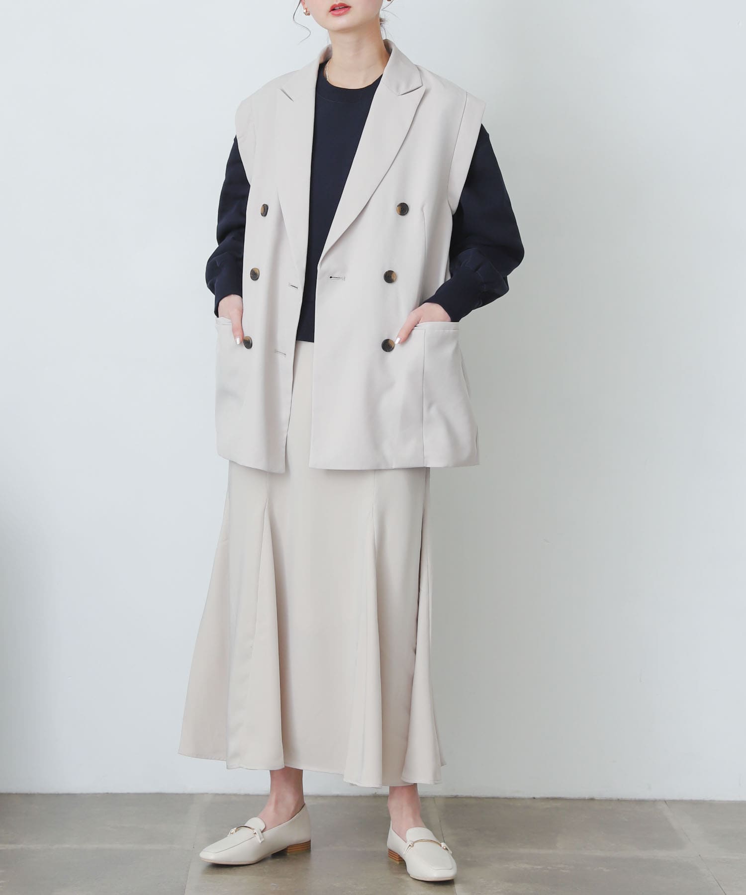 身長：169cm サイズ：one