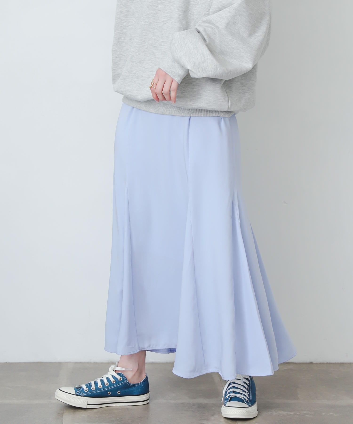 マーメイドナロースカート L.BLUE one