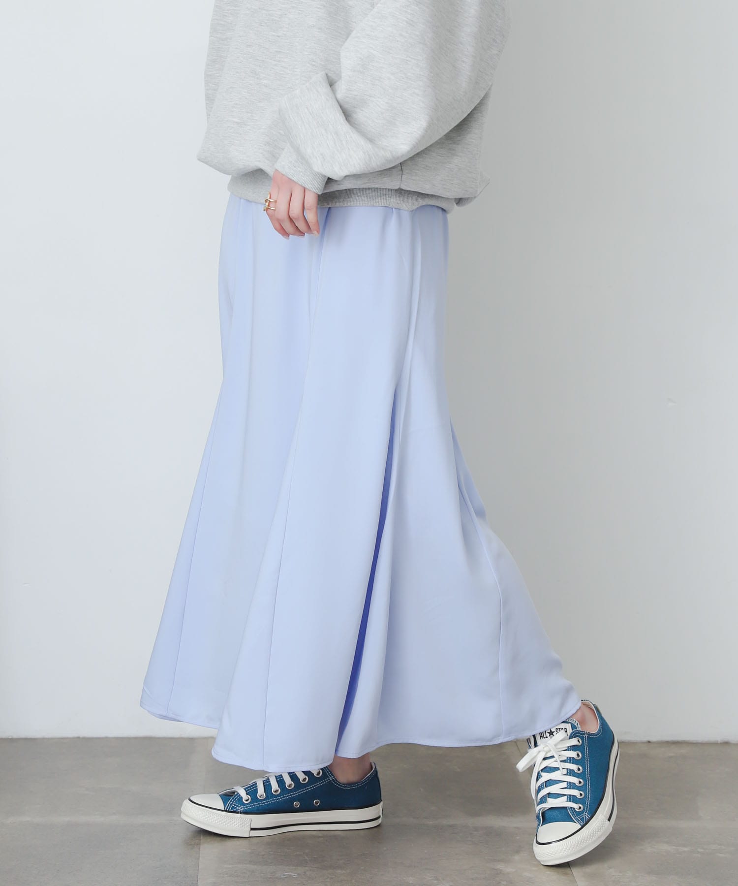 マーメイドナロースカート L.BLUE one