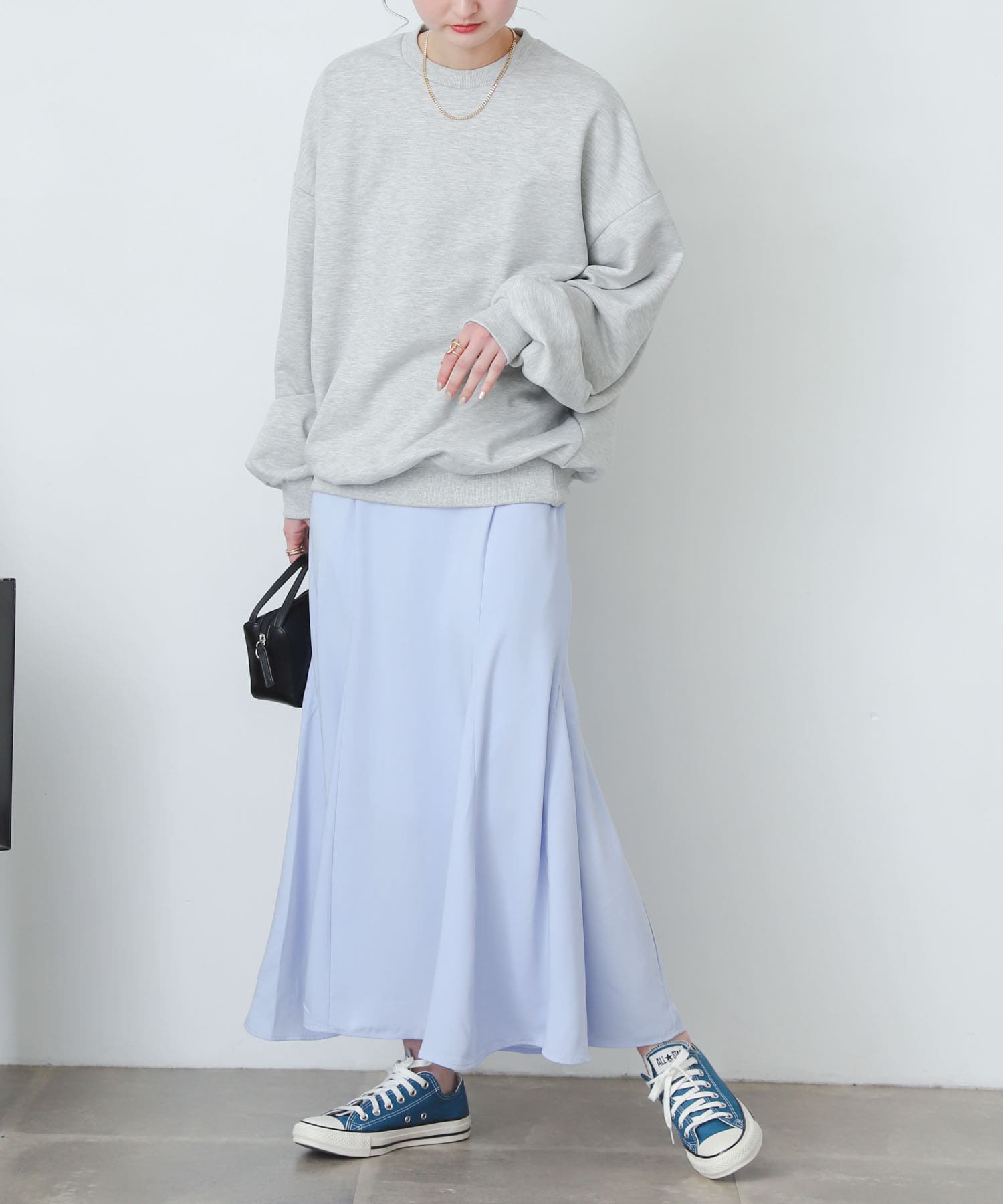マーメイドナロースカート L.BLUE one