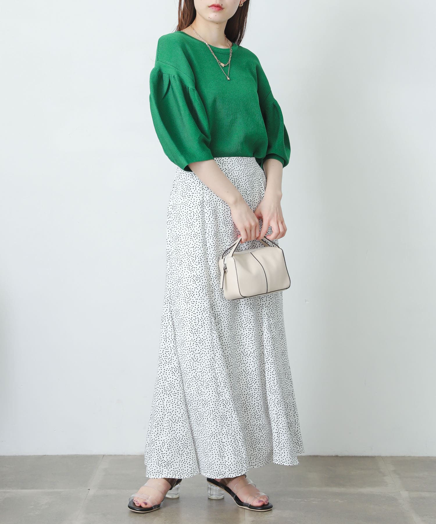 身長：156cm サイズ：one
