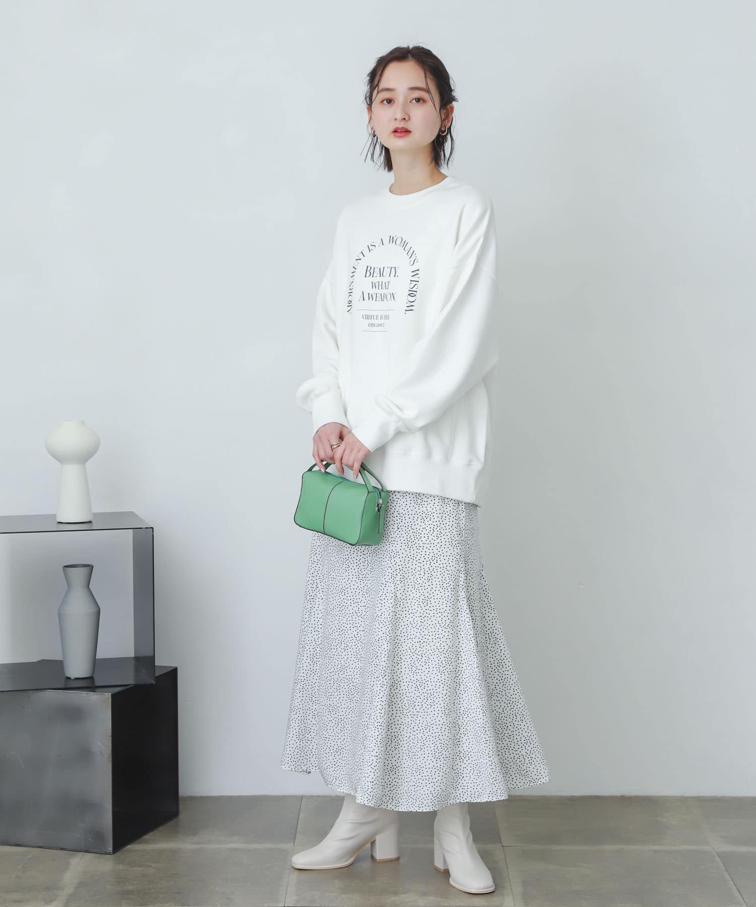 身長：169cm サイズ：one