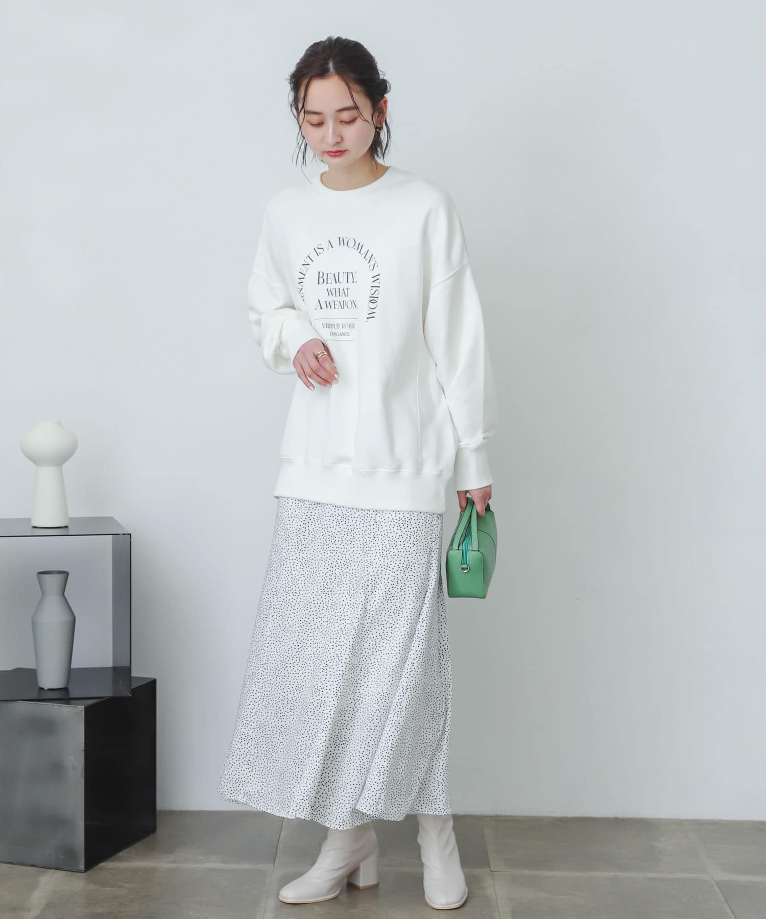 身長：169cm サイズ：one