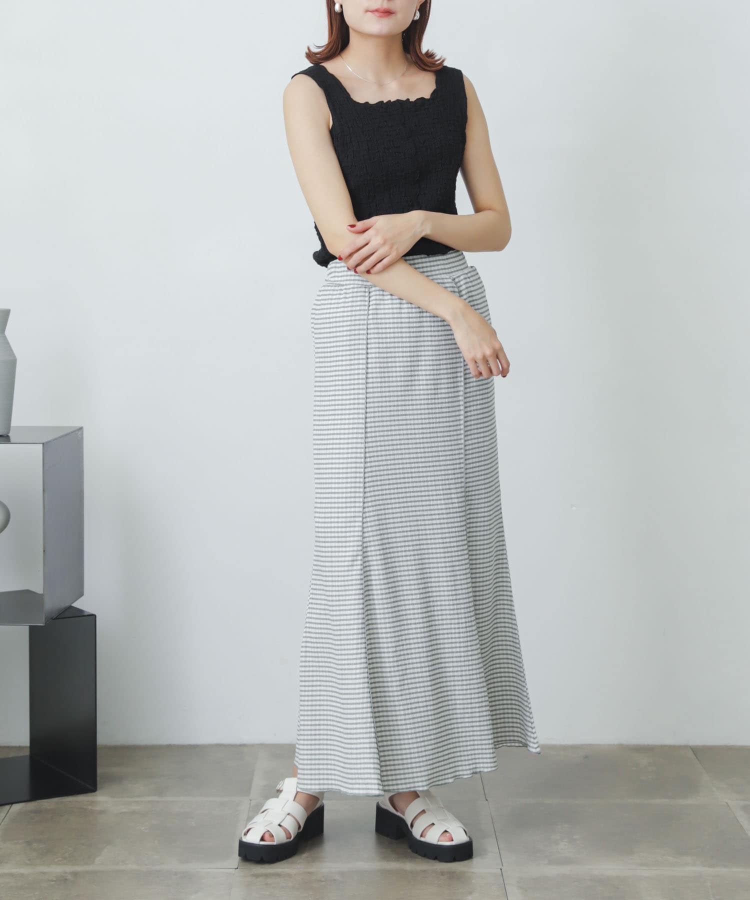 身長：162cm サイズ：one