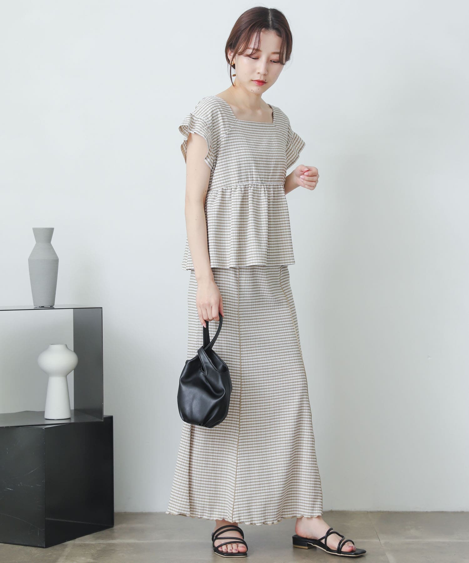 身長：156cm サイズ：one
