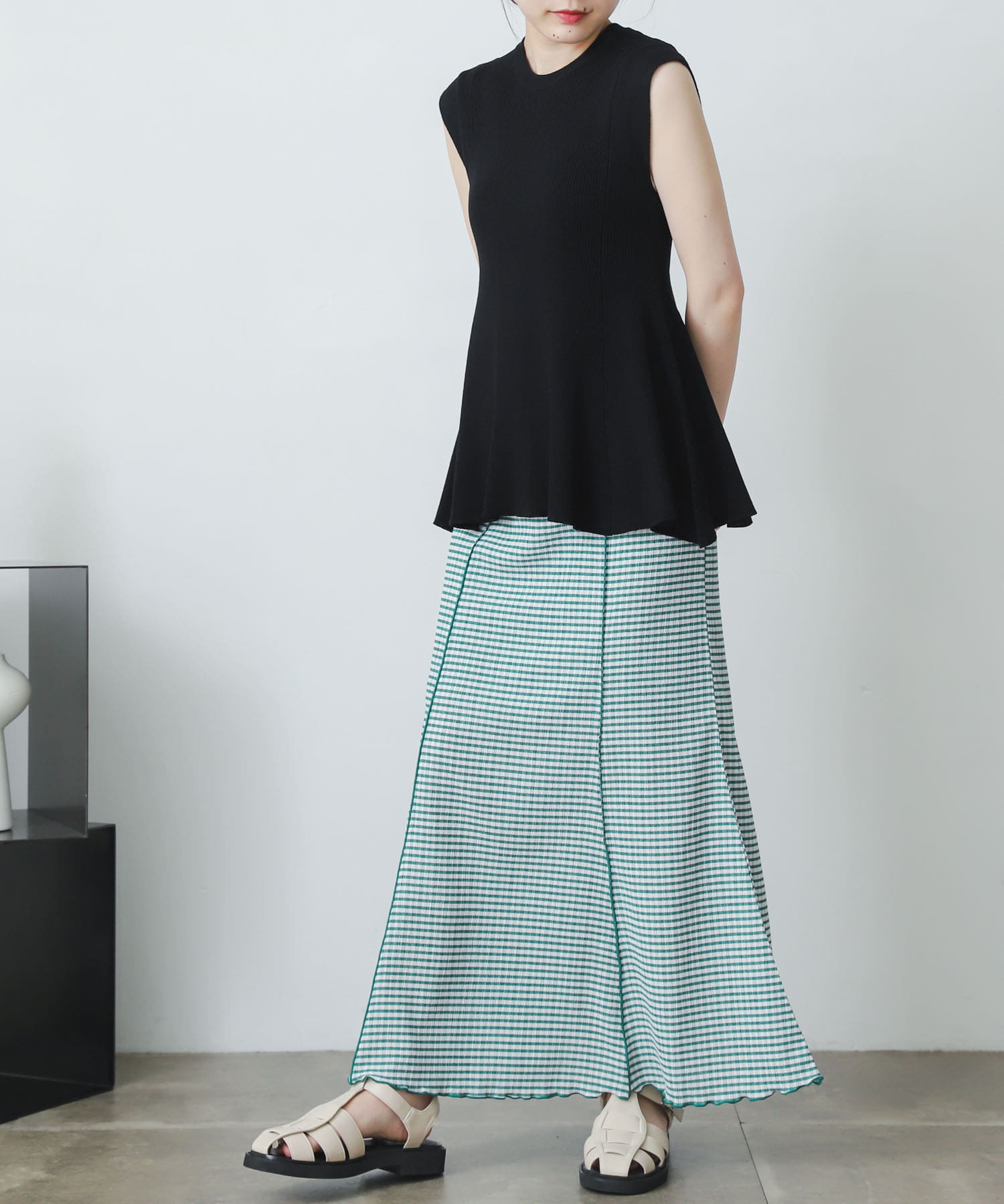 身長：156cm サイズ：one