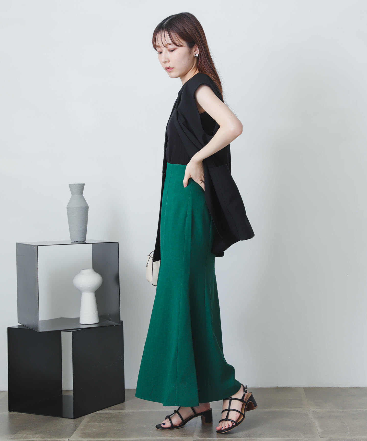 身長：156cm サイズ：M