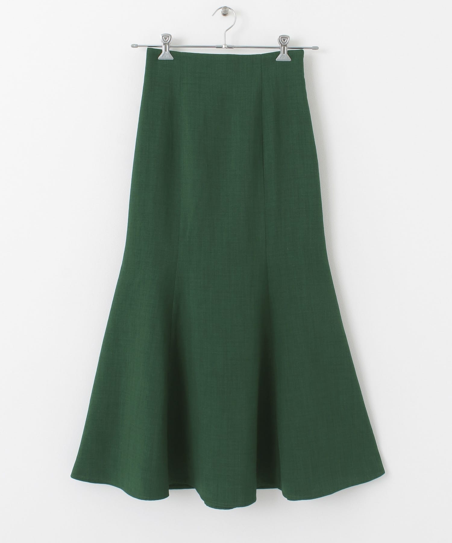 リネンライクマーメイドスカート GREEN XS
