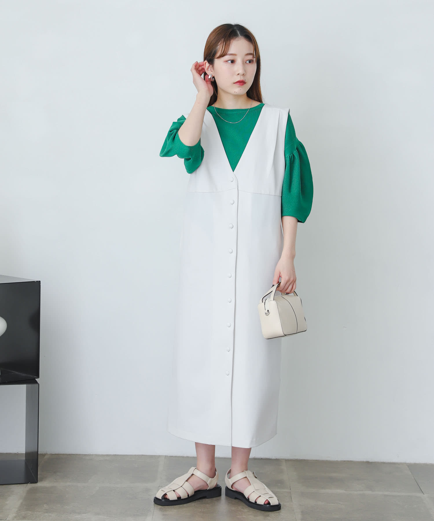 身長：156cm サイズ：one