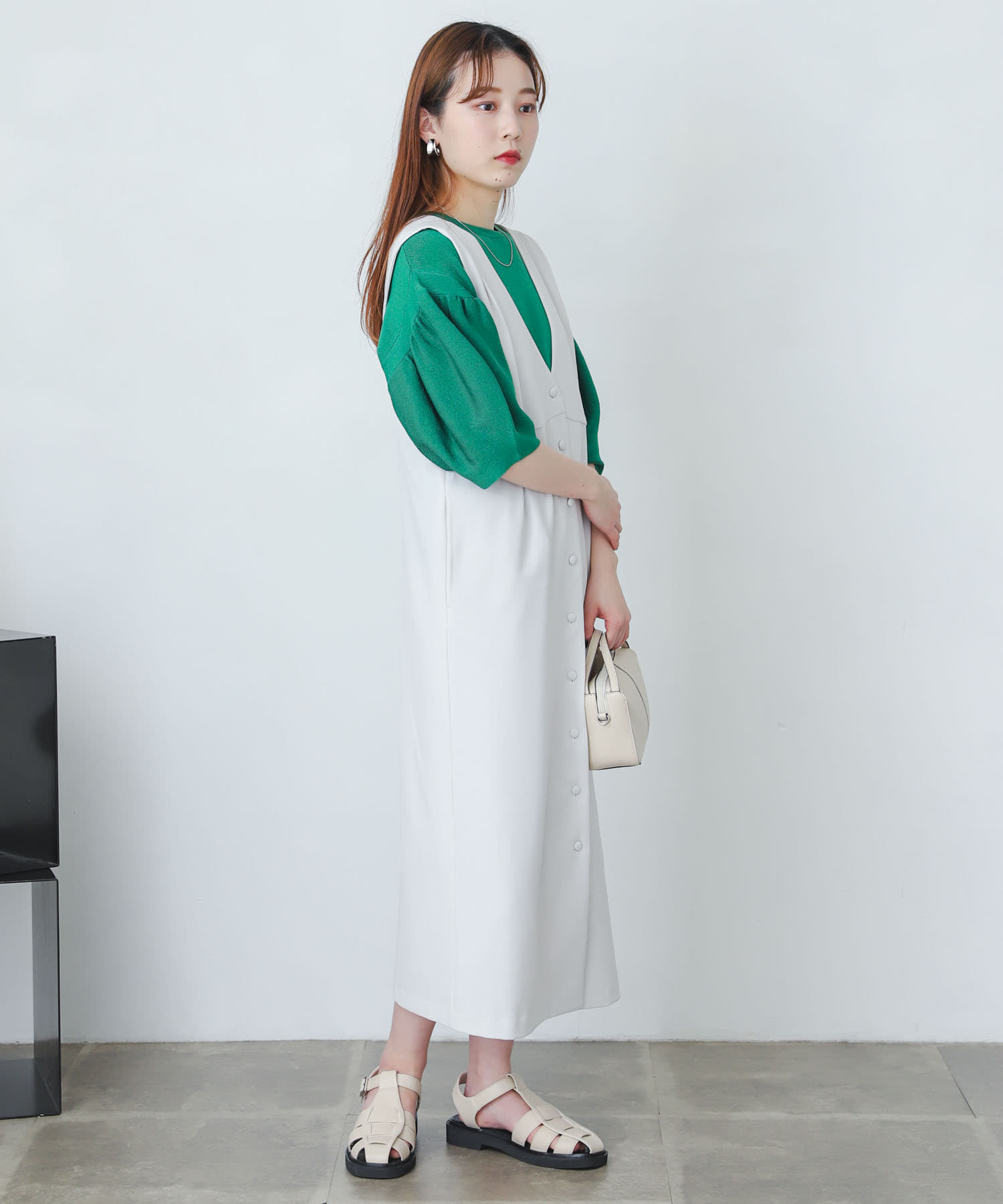 身長：156cm サイズ：one