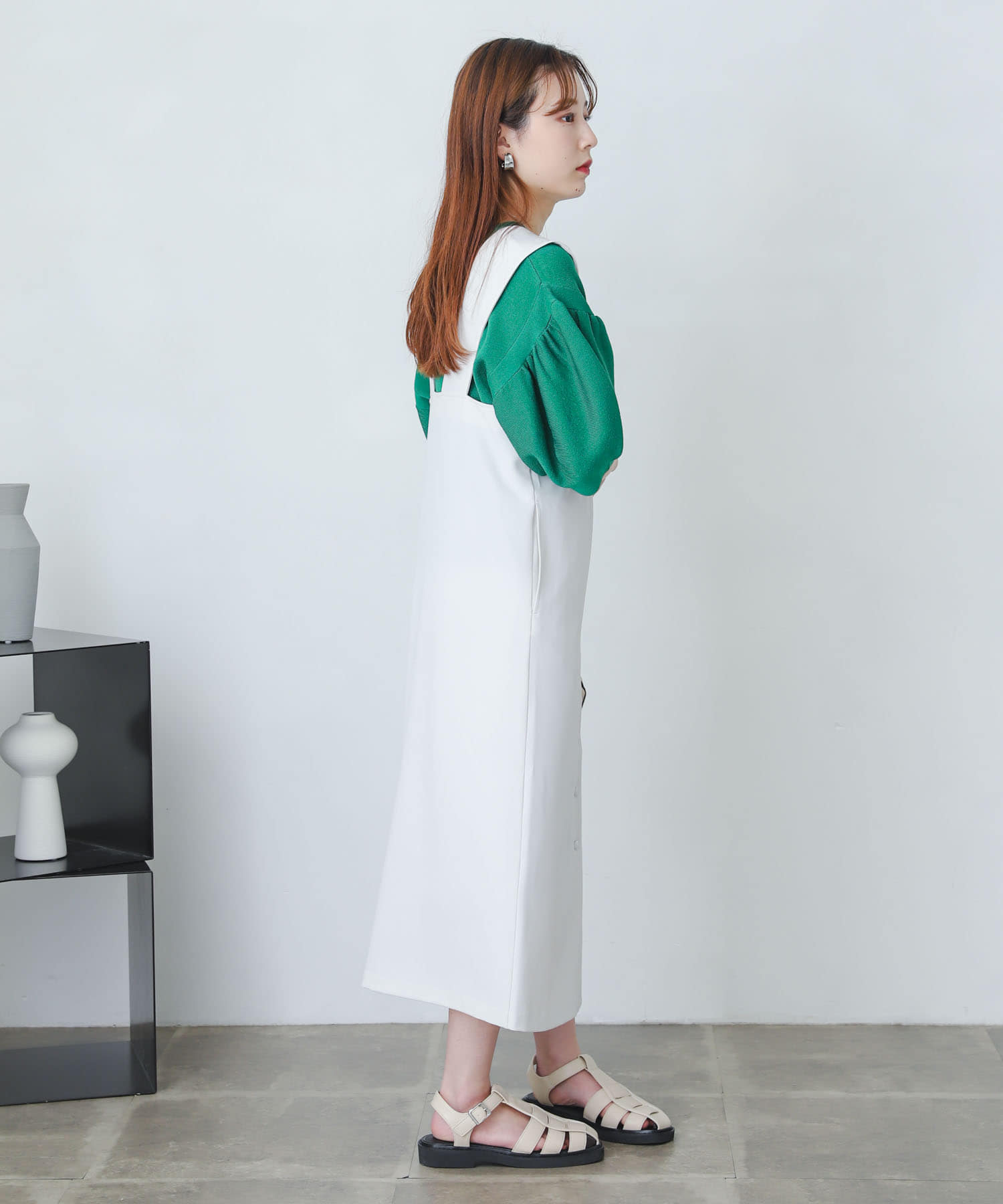 身長：156cm サイズ：one