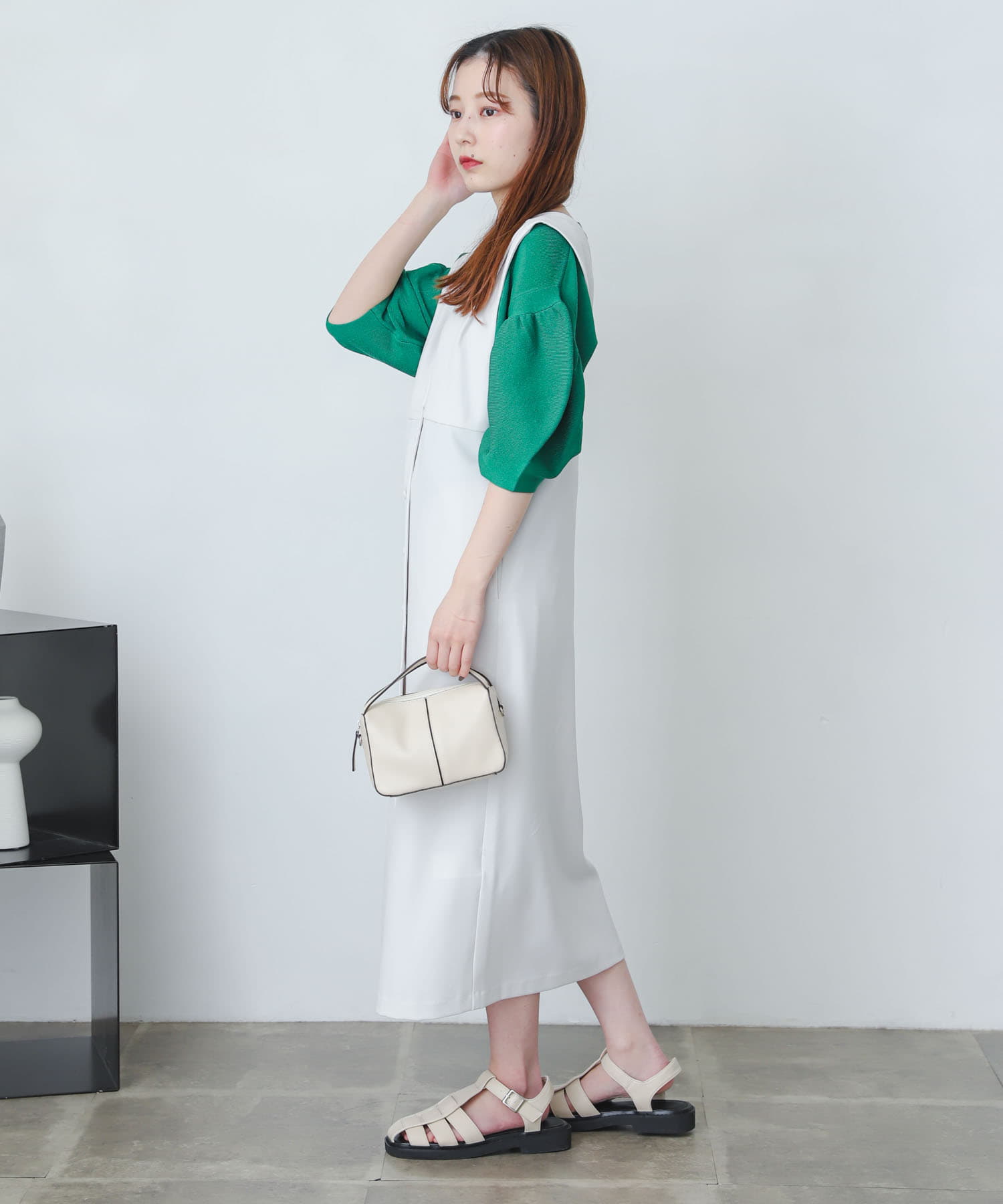 身長：156cm サイズ：one