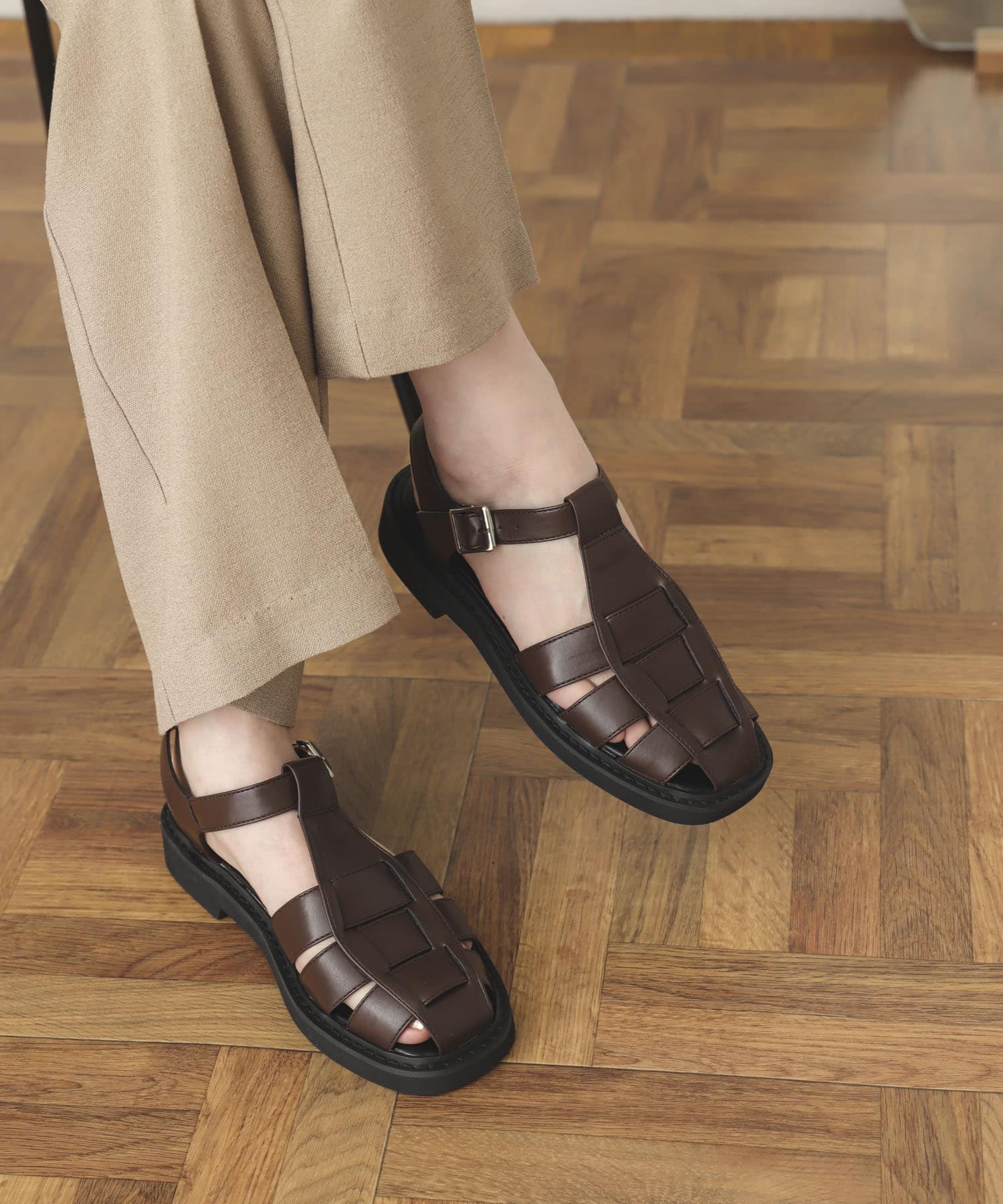 グルカサンダル BROWN S