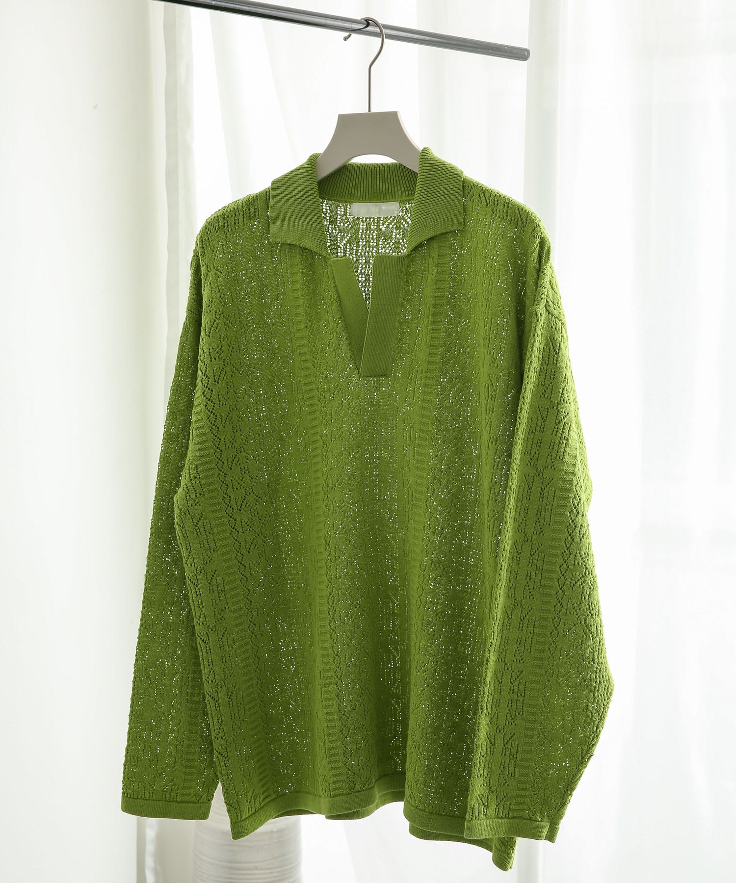 『ユニセックス』レースアミニットポロシャツ