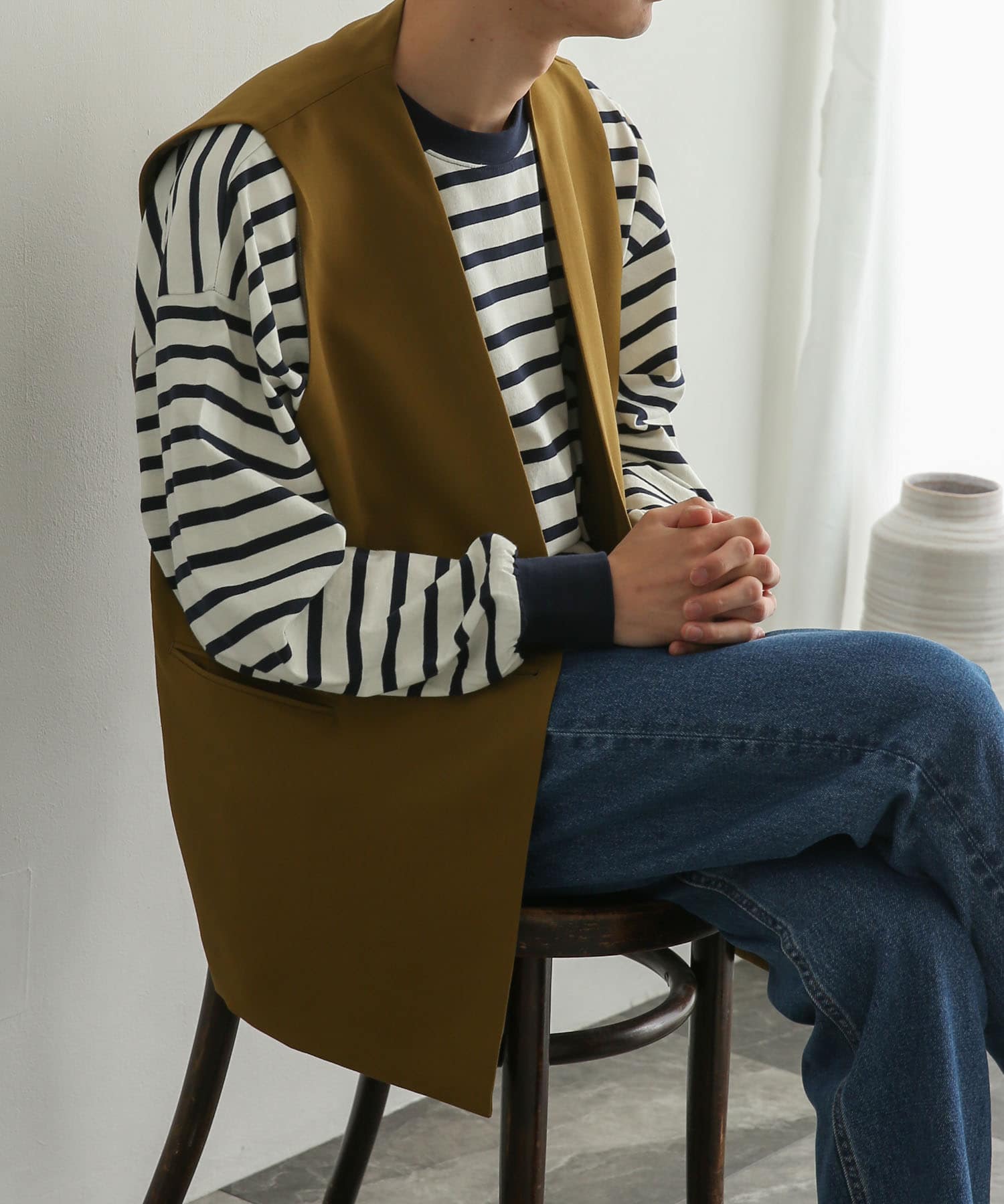 ダブルテーラードベスト