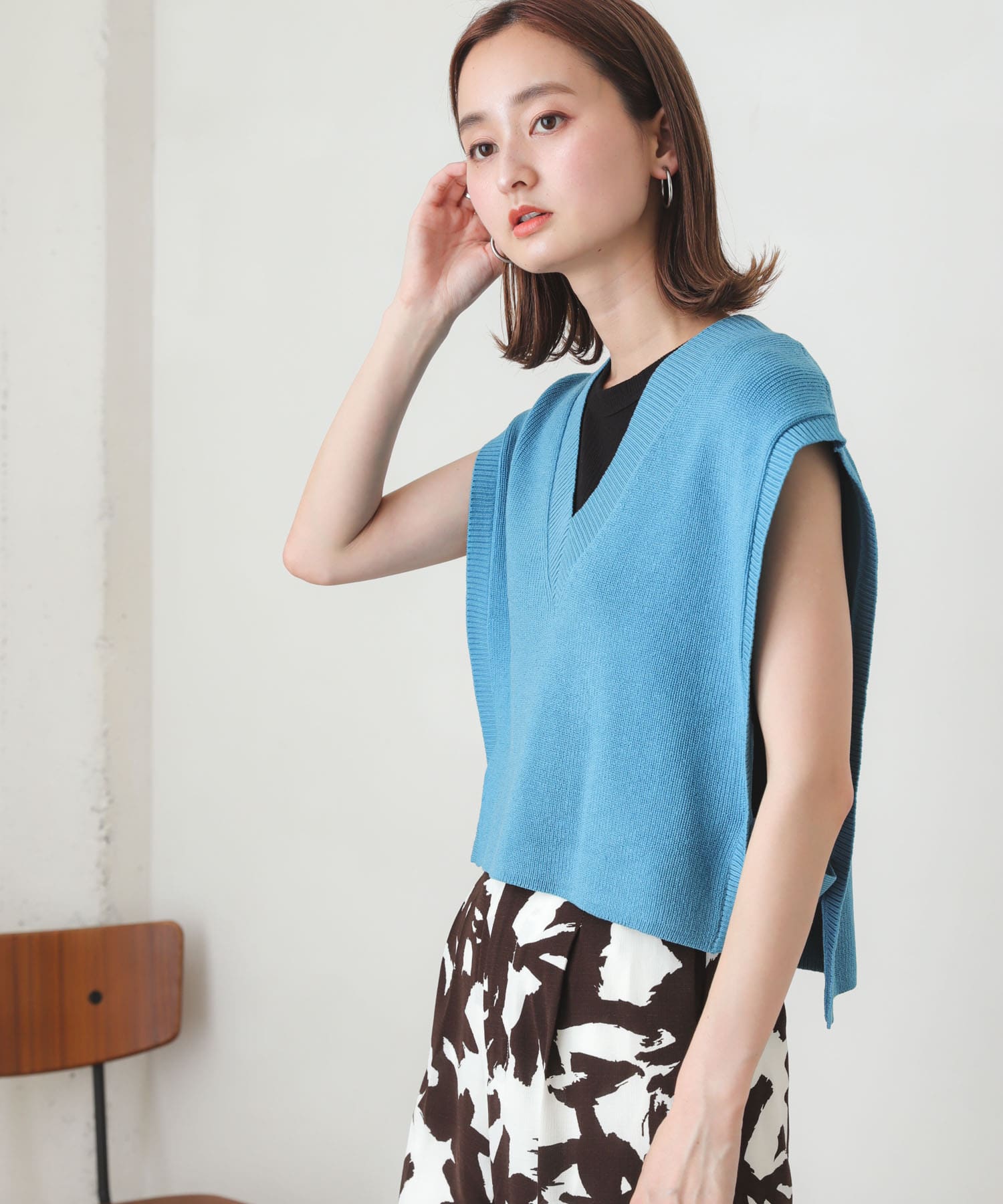 身長：169cm サイズ：one