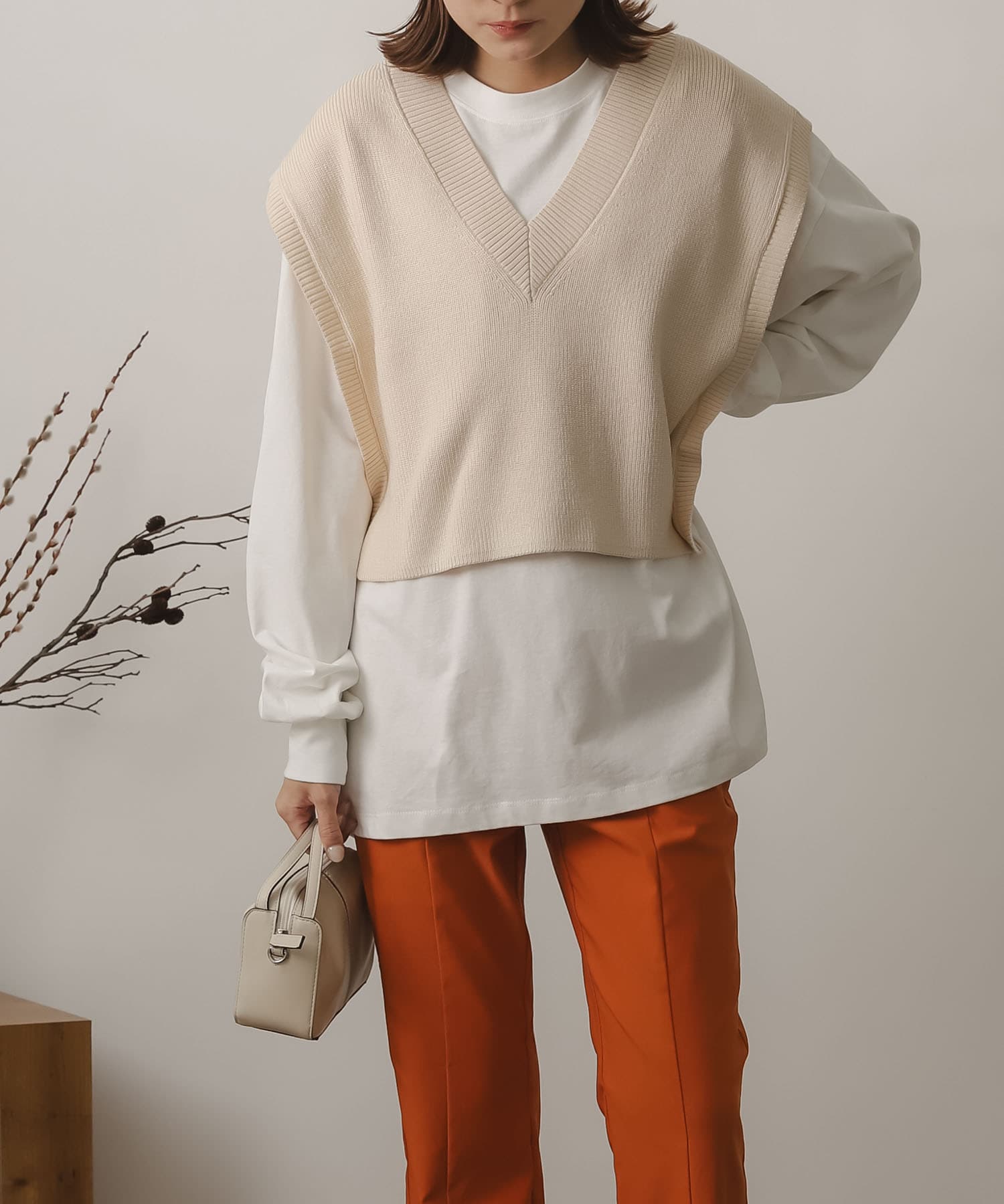 身長：162cm サイズ：one