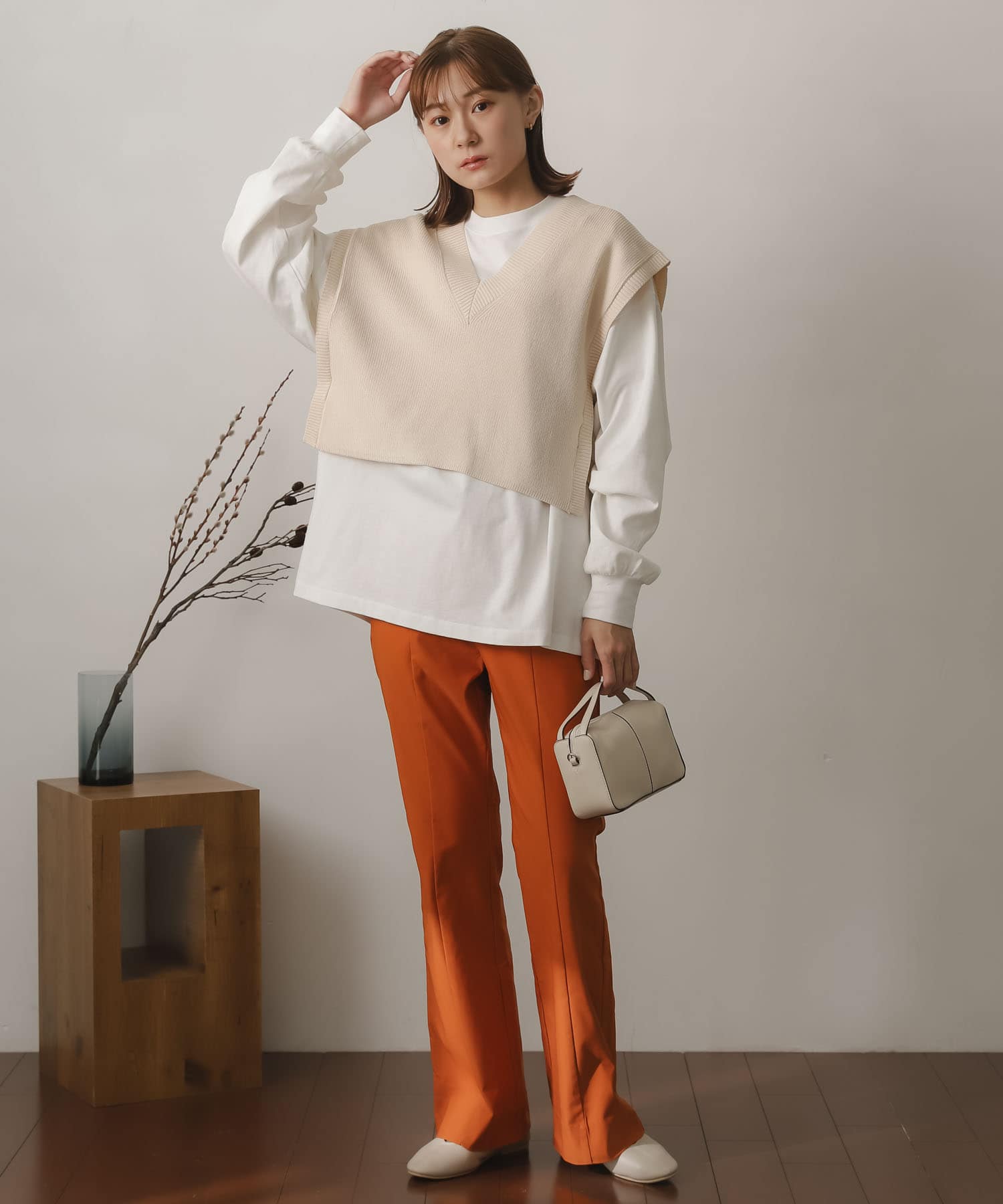 身長：162cm サイズ：one