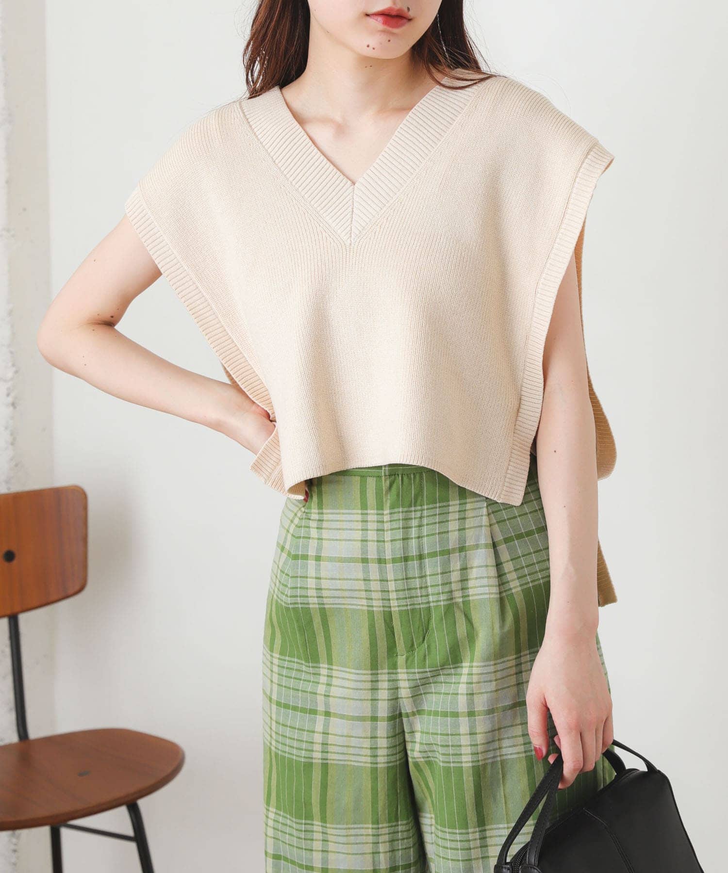 身長：156cm サイズ：one