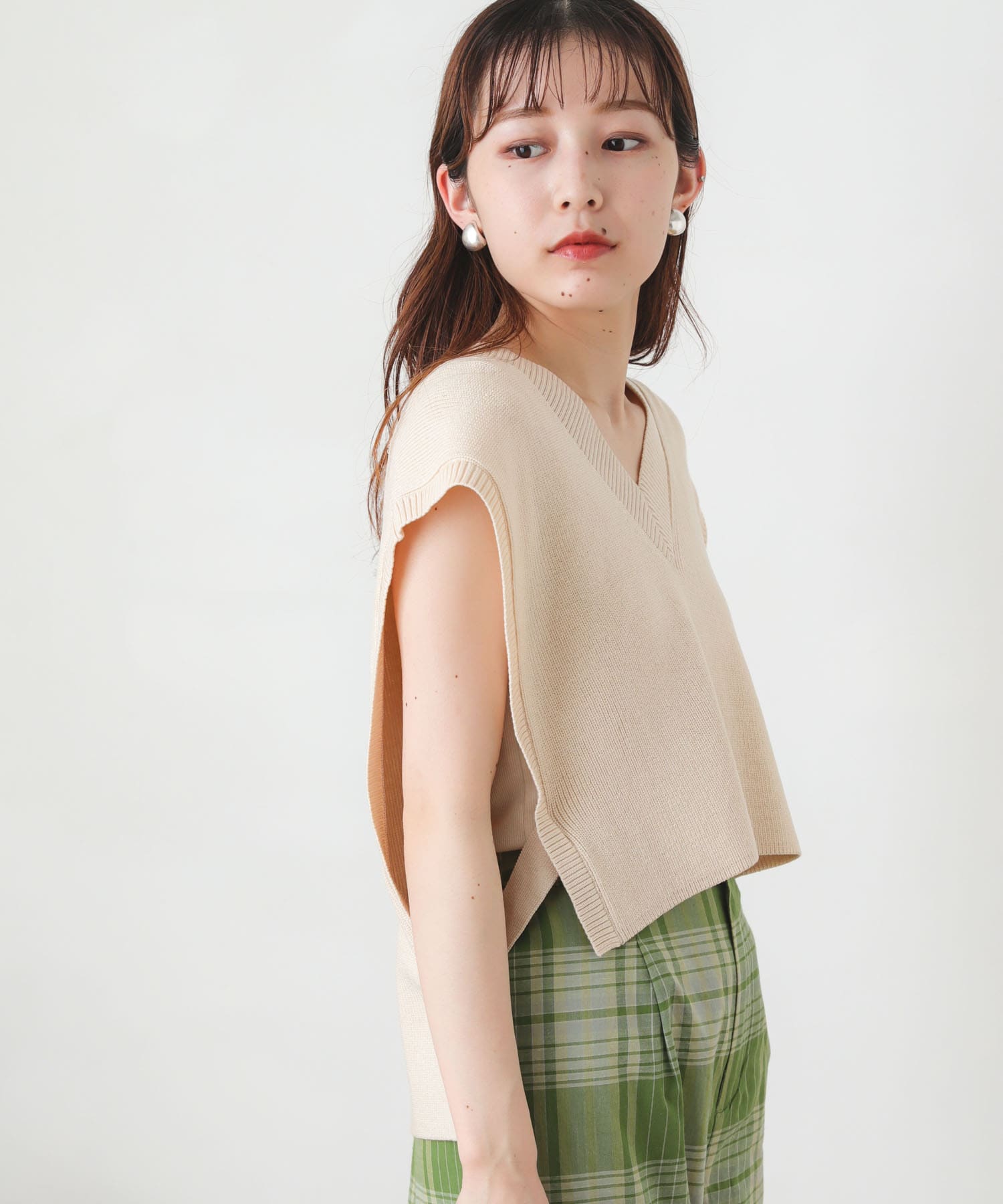 身長：156cm サイズ：one