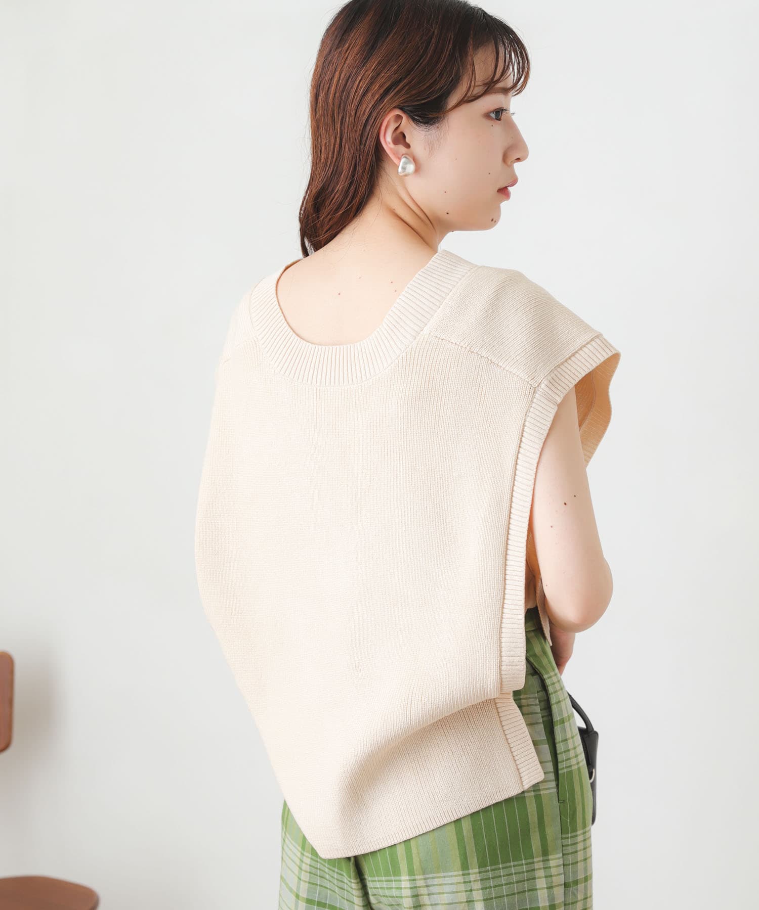 身長：156cm サイズ：one