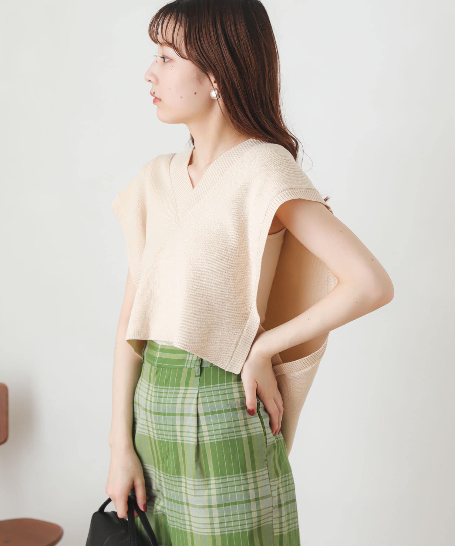 身長：156cm サイズ：one