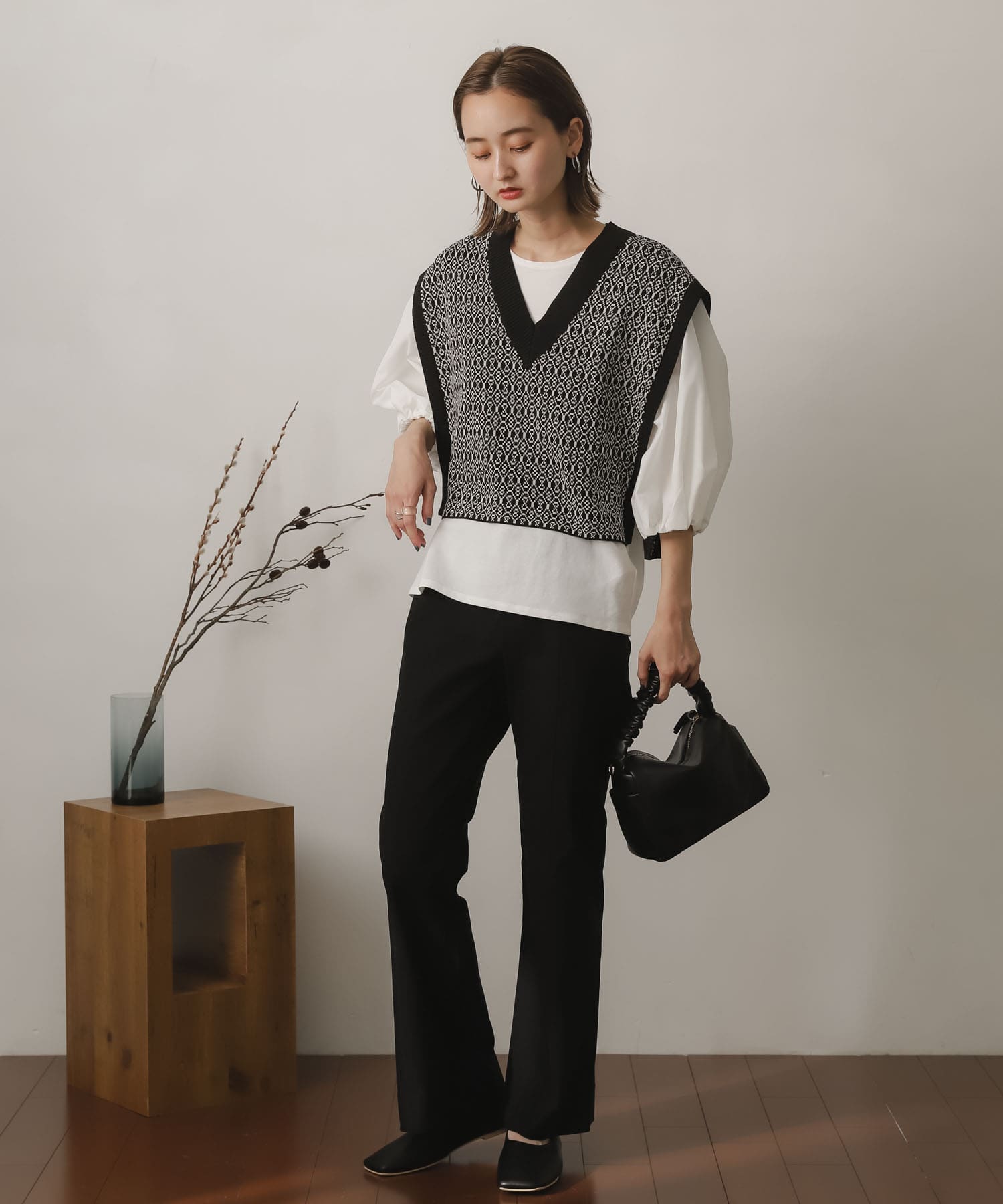 身長：169cm サイズ：one