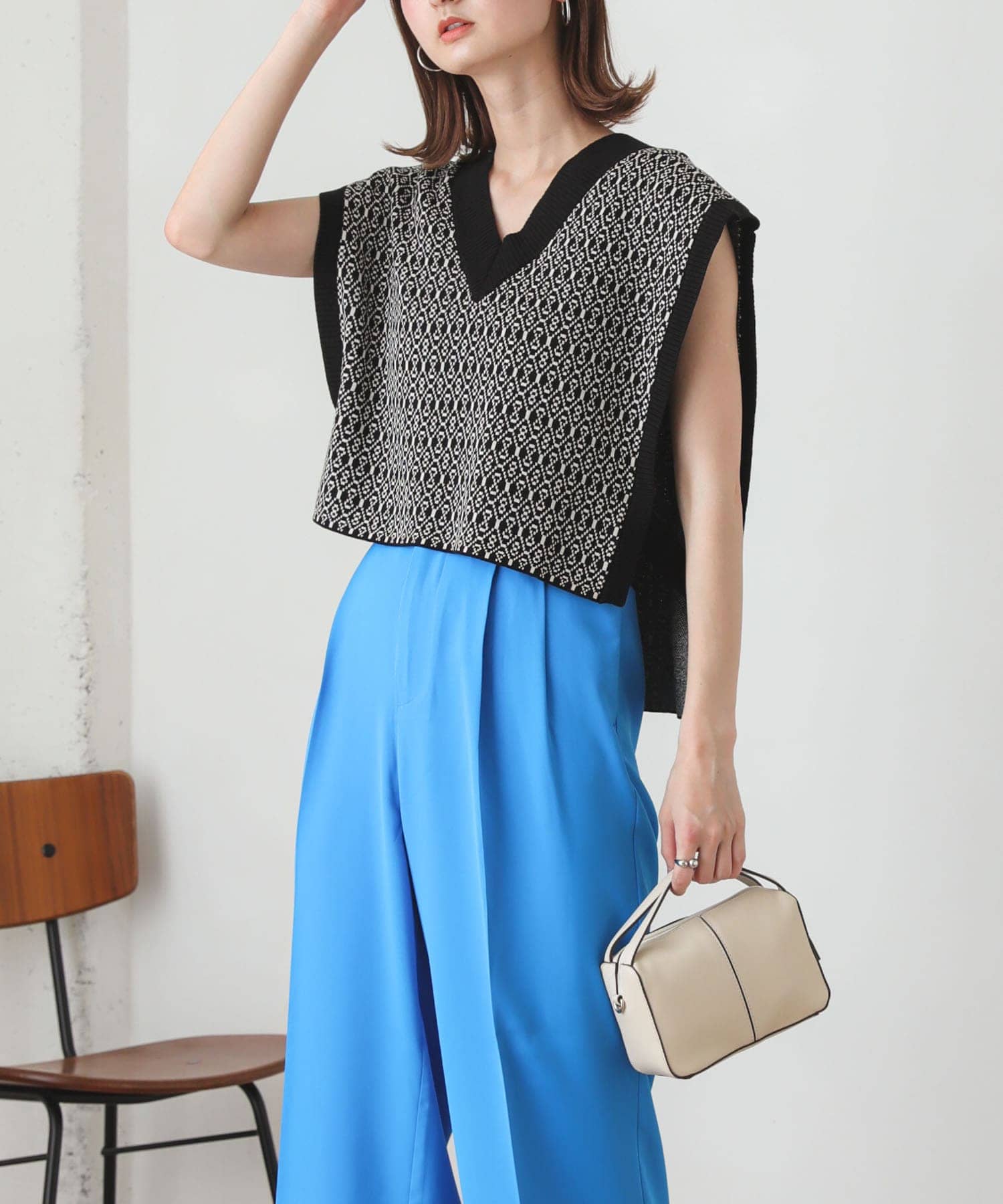 身長：169cm サイズ：one