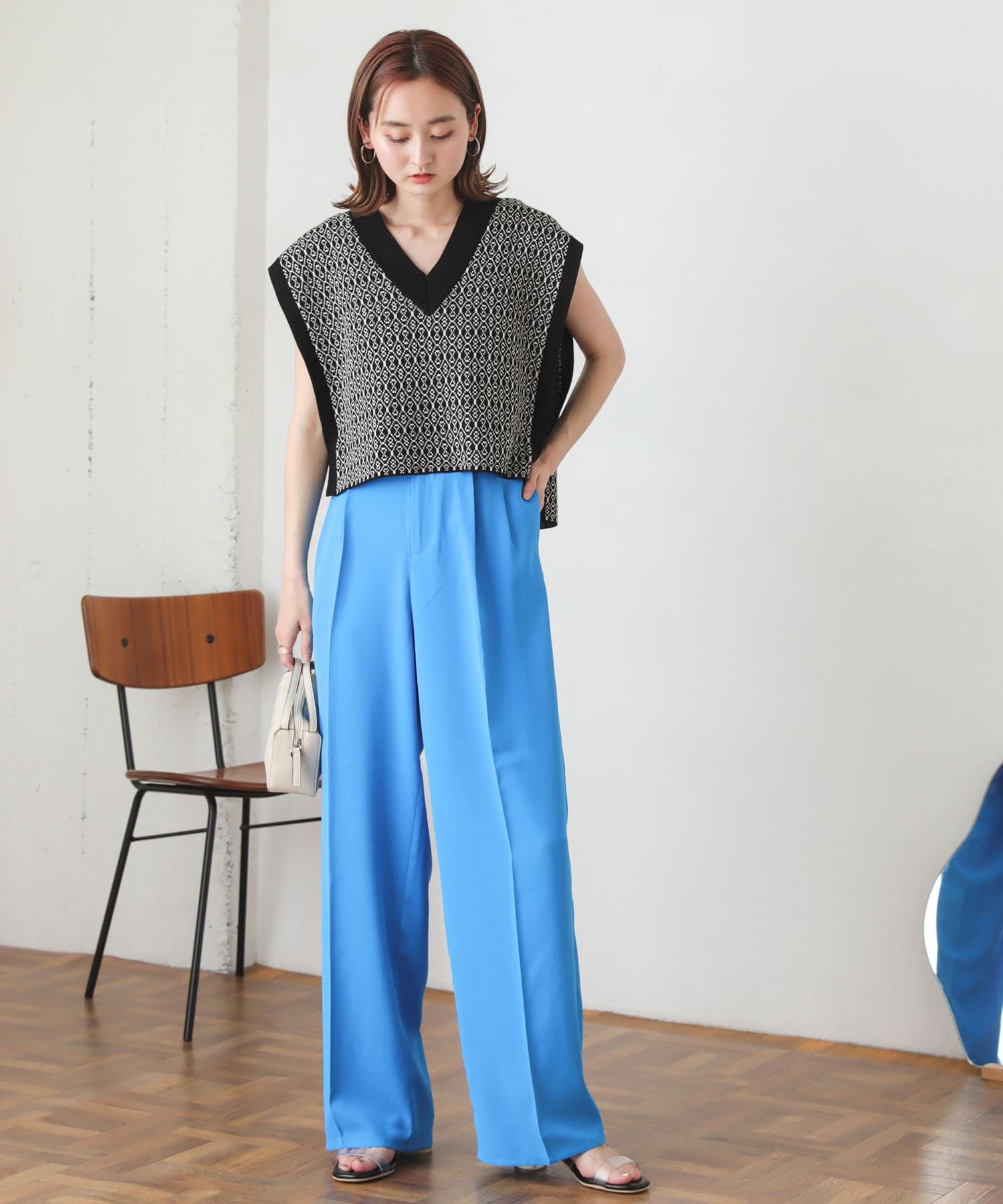 身長：169cm サイズ：one