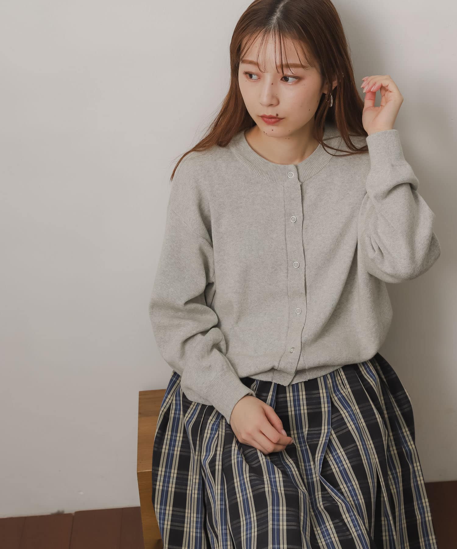 身長：156cm サイズ：one