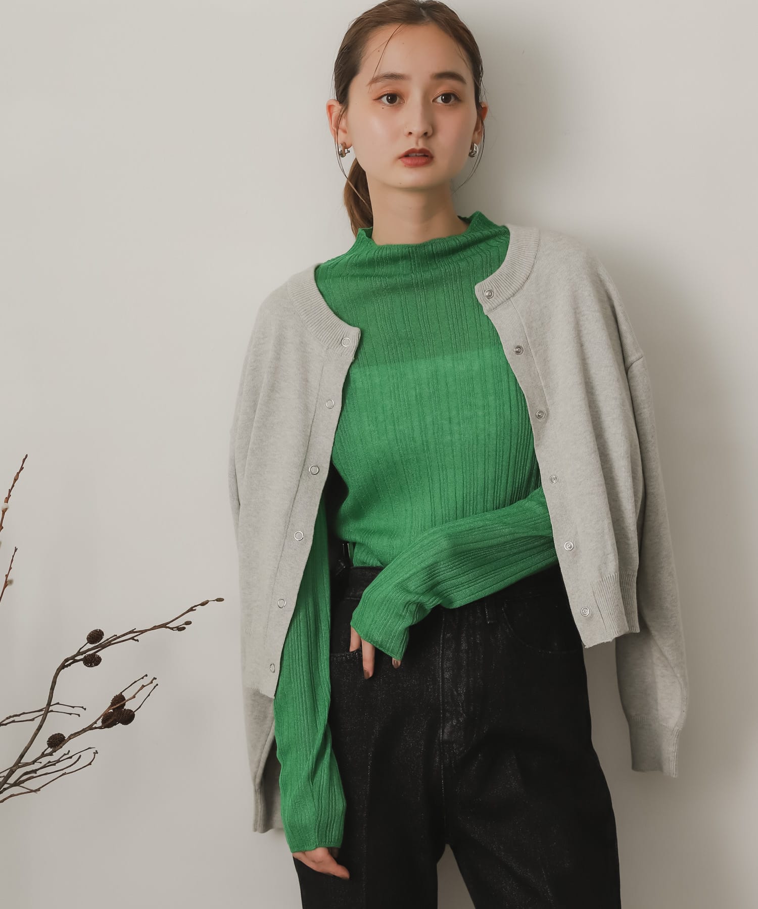 身長：169cm サイズ：one