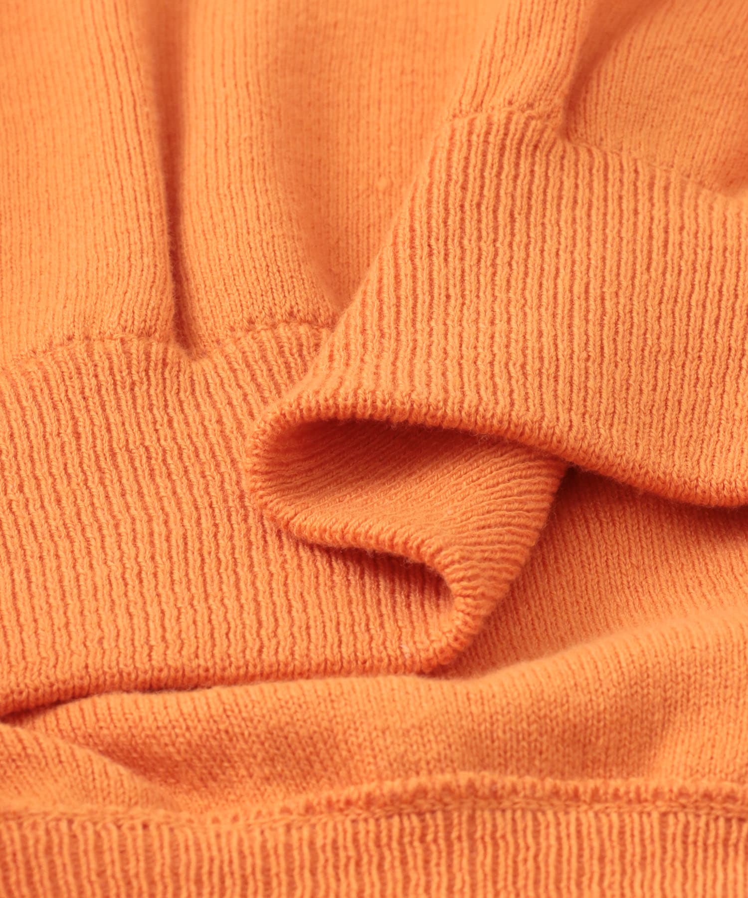 リングドットクルーネックカーディガン ORANGE one