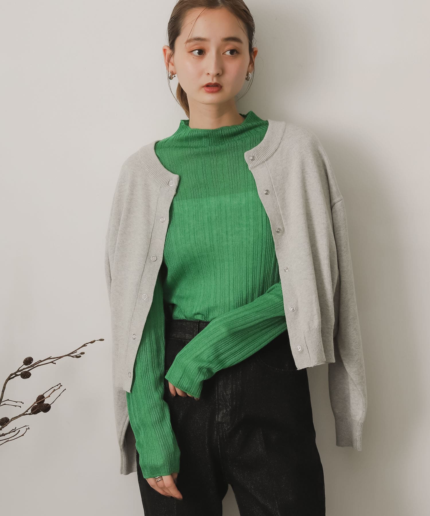 身長：169cm サイズ：one