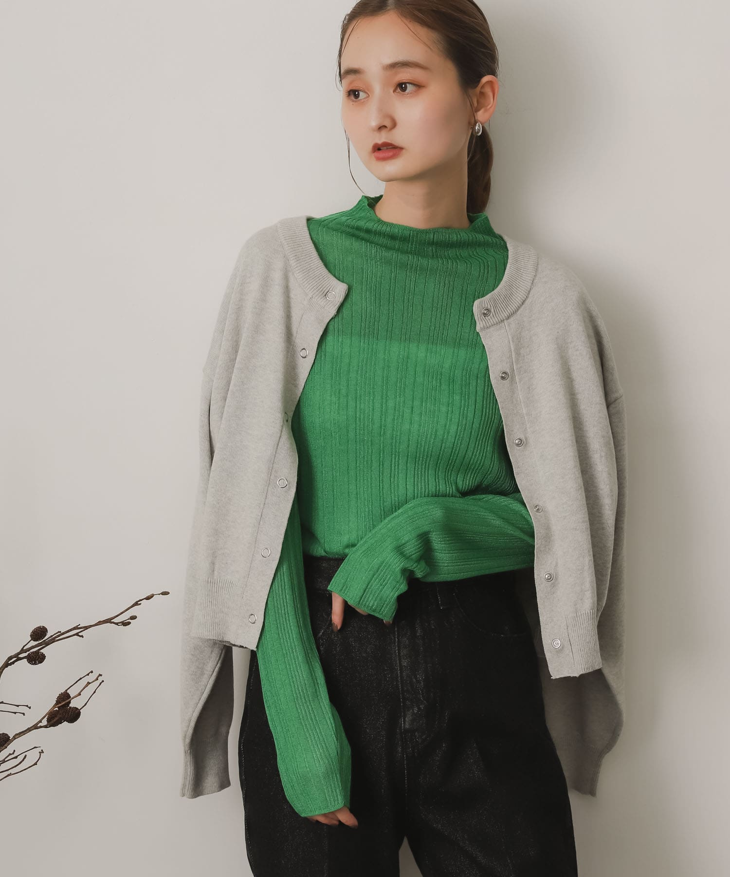 身長：169cm サイズ：one