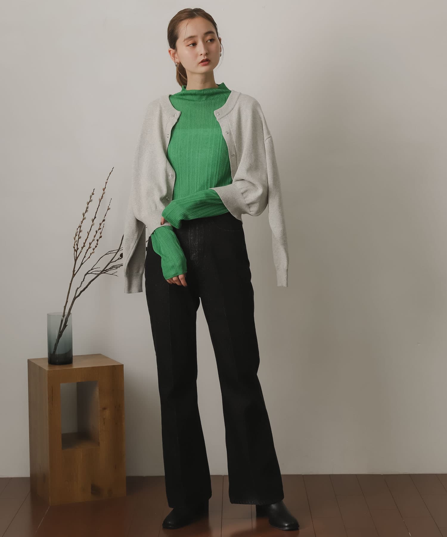 身長：169cm サイズ：one