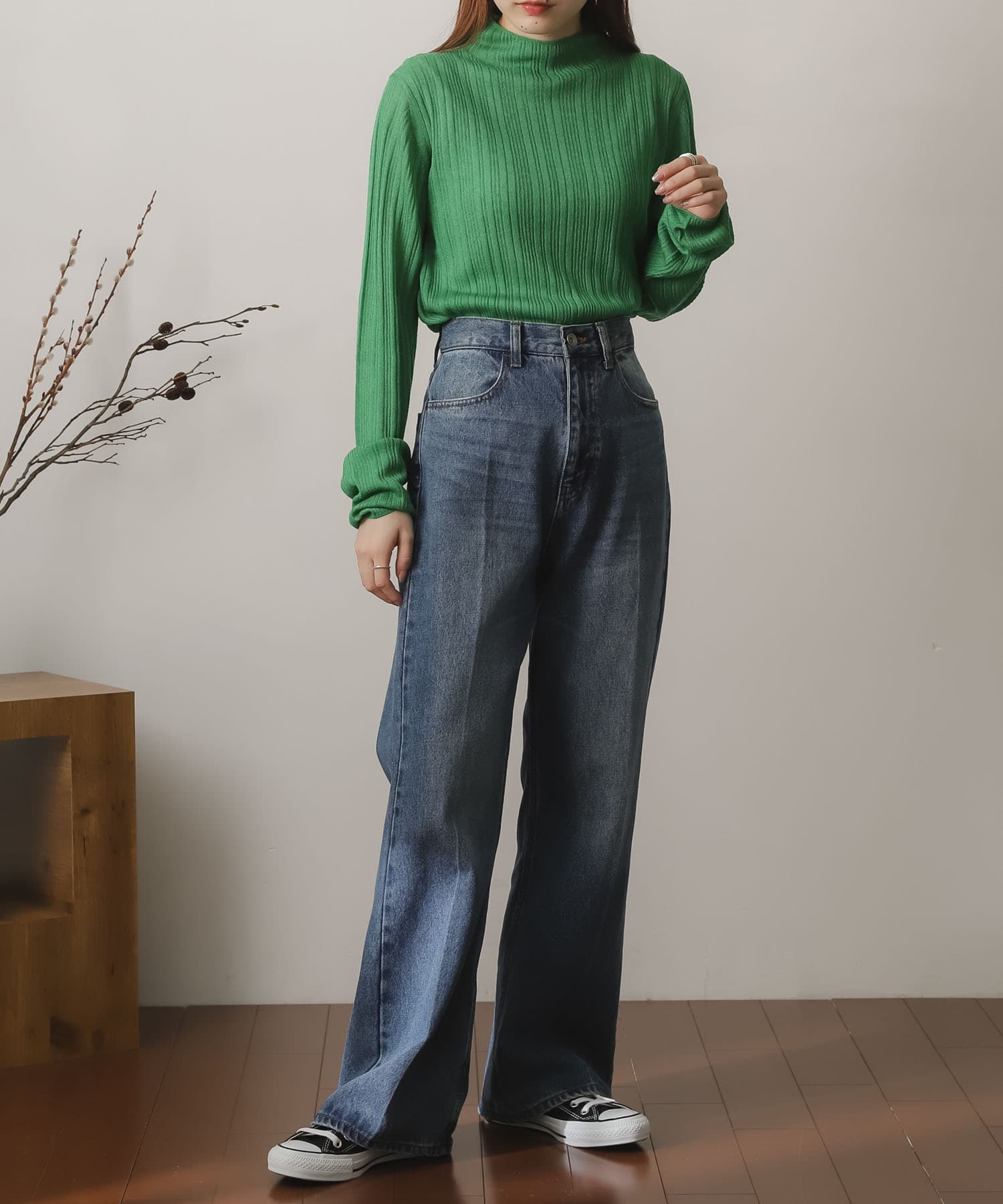 身長：156cm サイズ：one