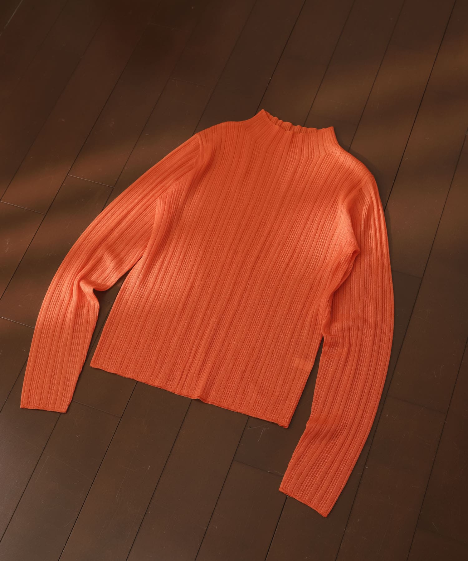 シアーコンパクトセーター ORANGE one