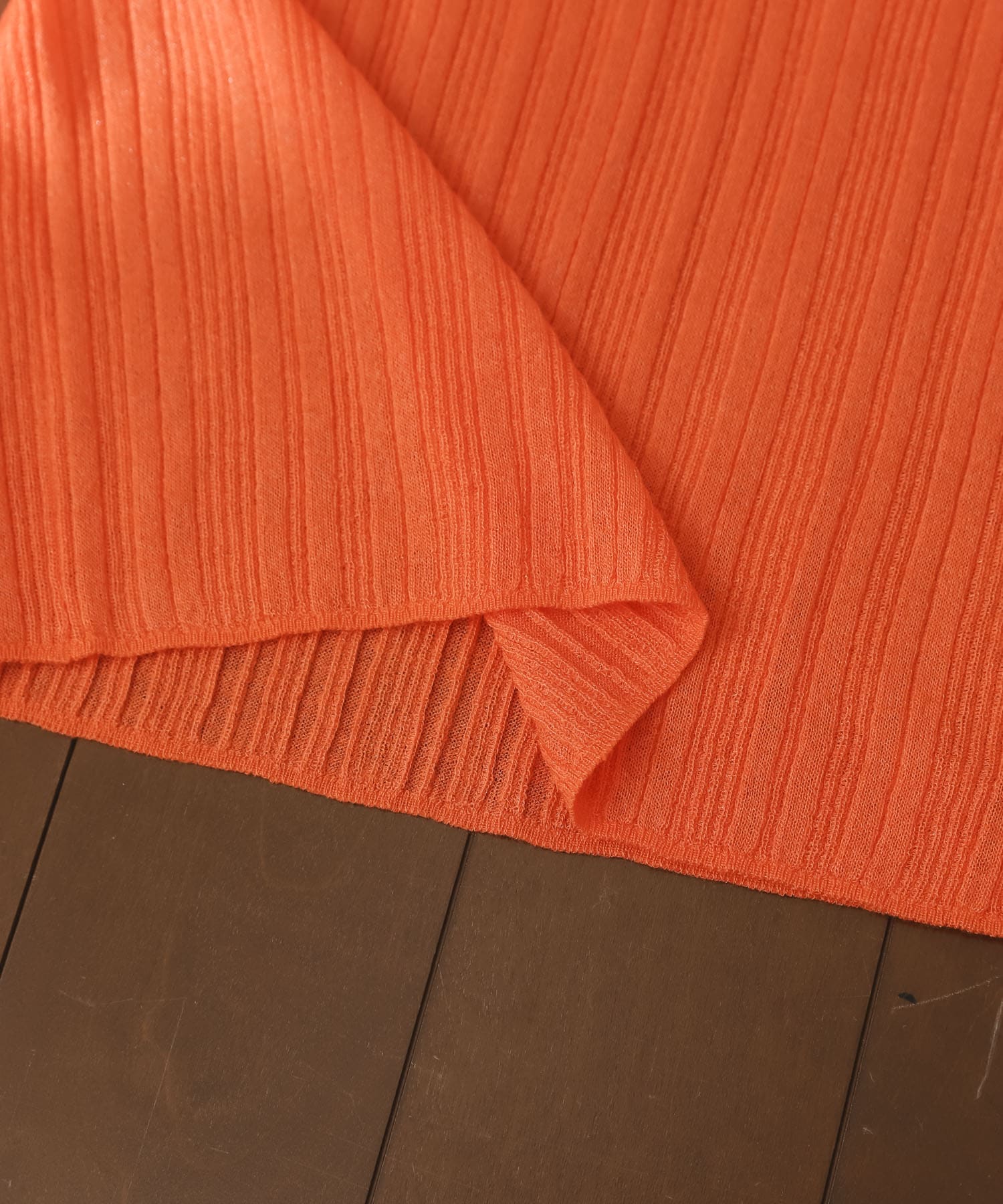 シアーコンパクトセーター ORANGE one