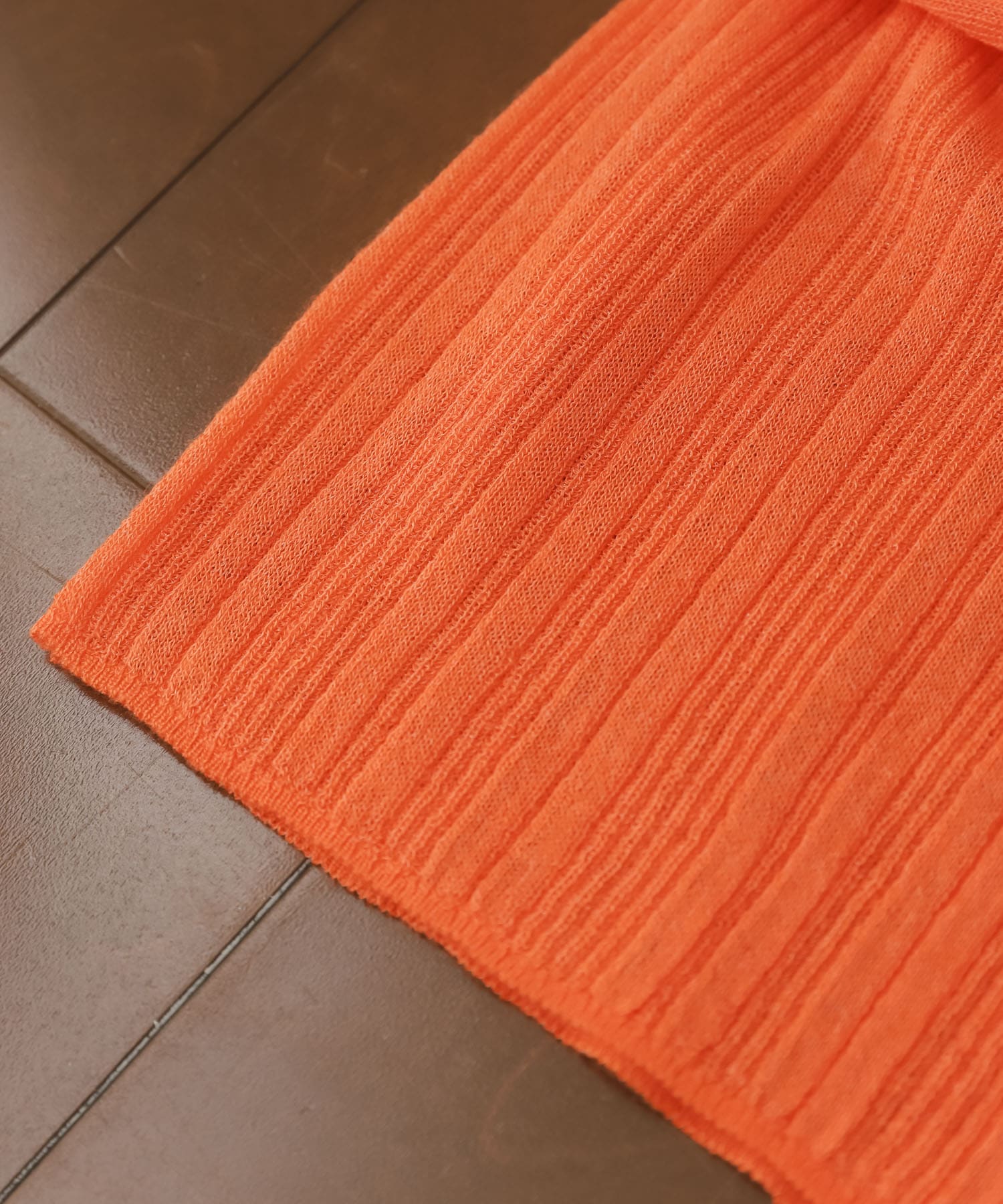 シアーコンパクトセーター ORANGE one